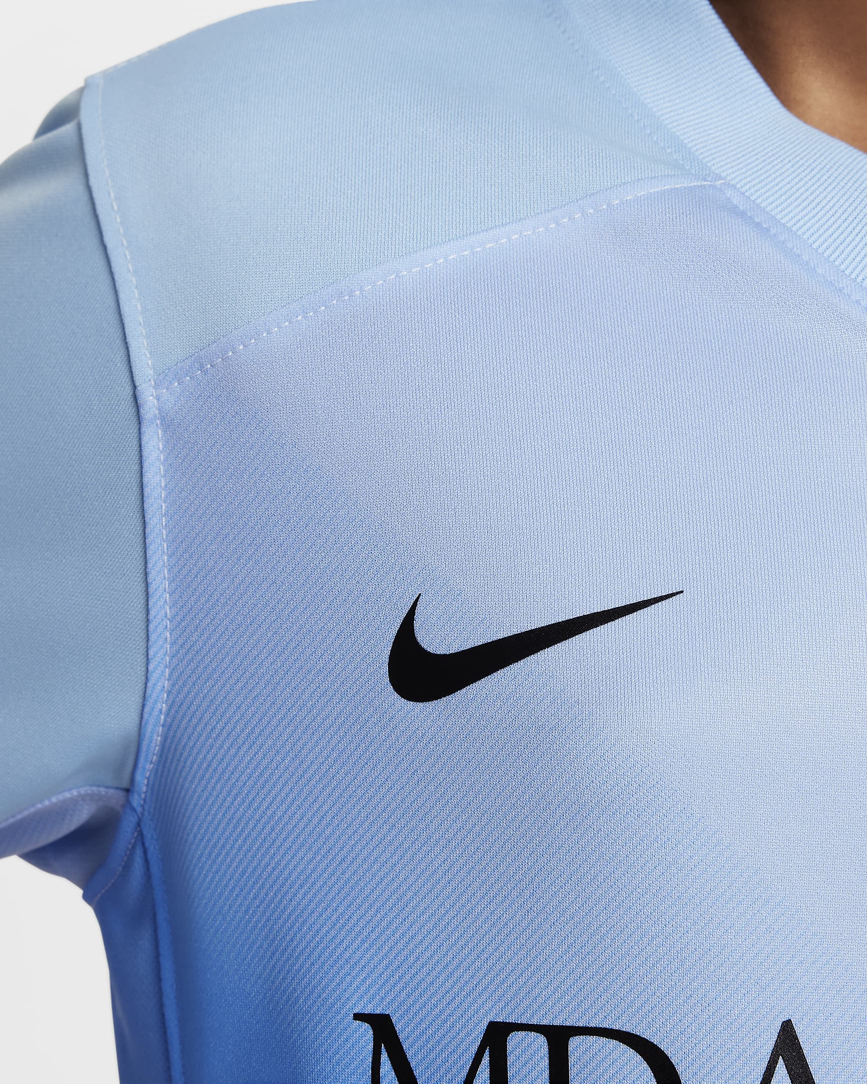 Jersey Nike Dri-FIT de la NWSL replica del Houston Dash visitante 2024 Stadium para niños talla grande - Azul psíquico