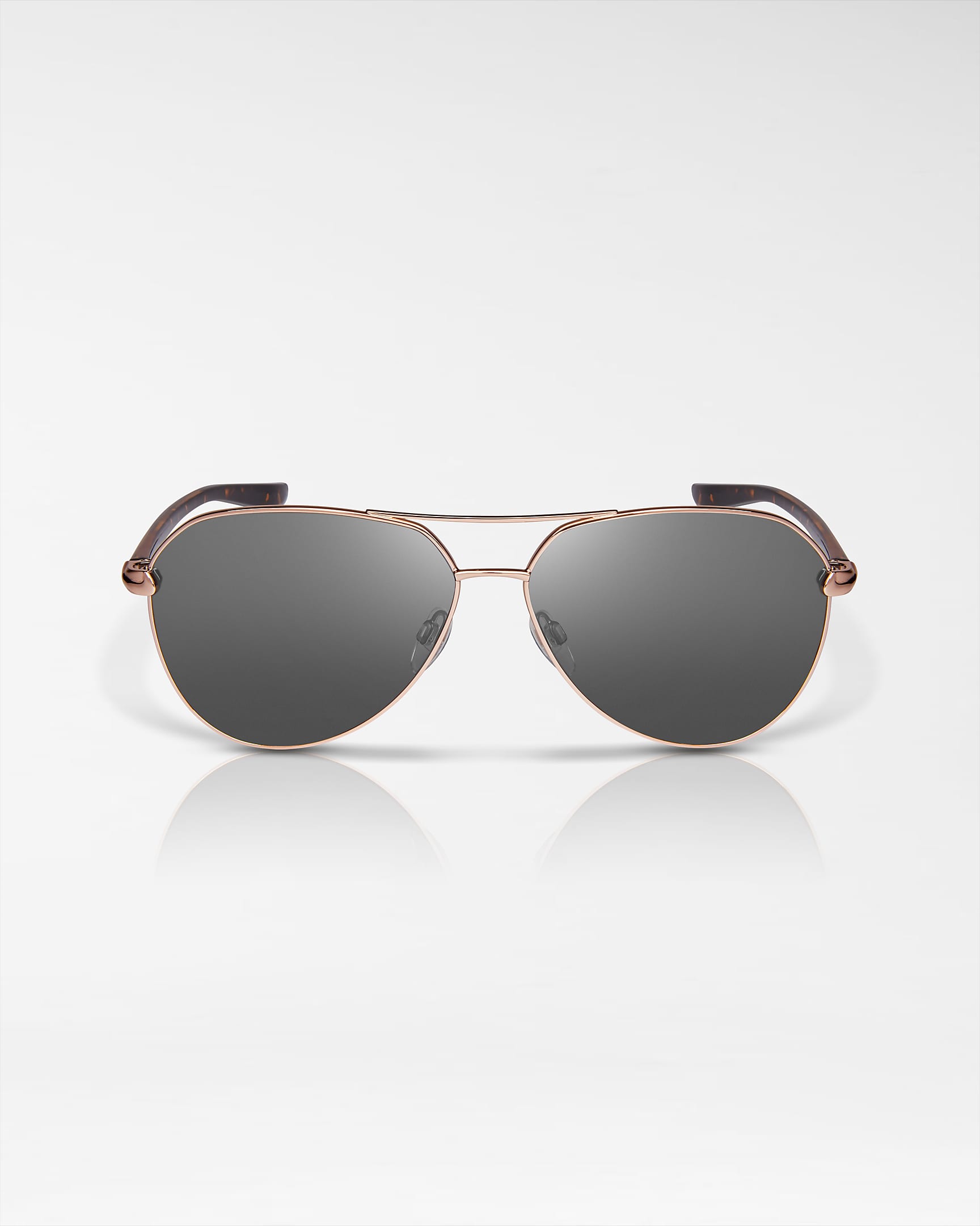 Nike City Aviator Polarized Sunglasses - Rose Gold