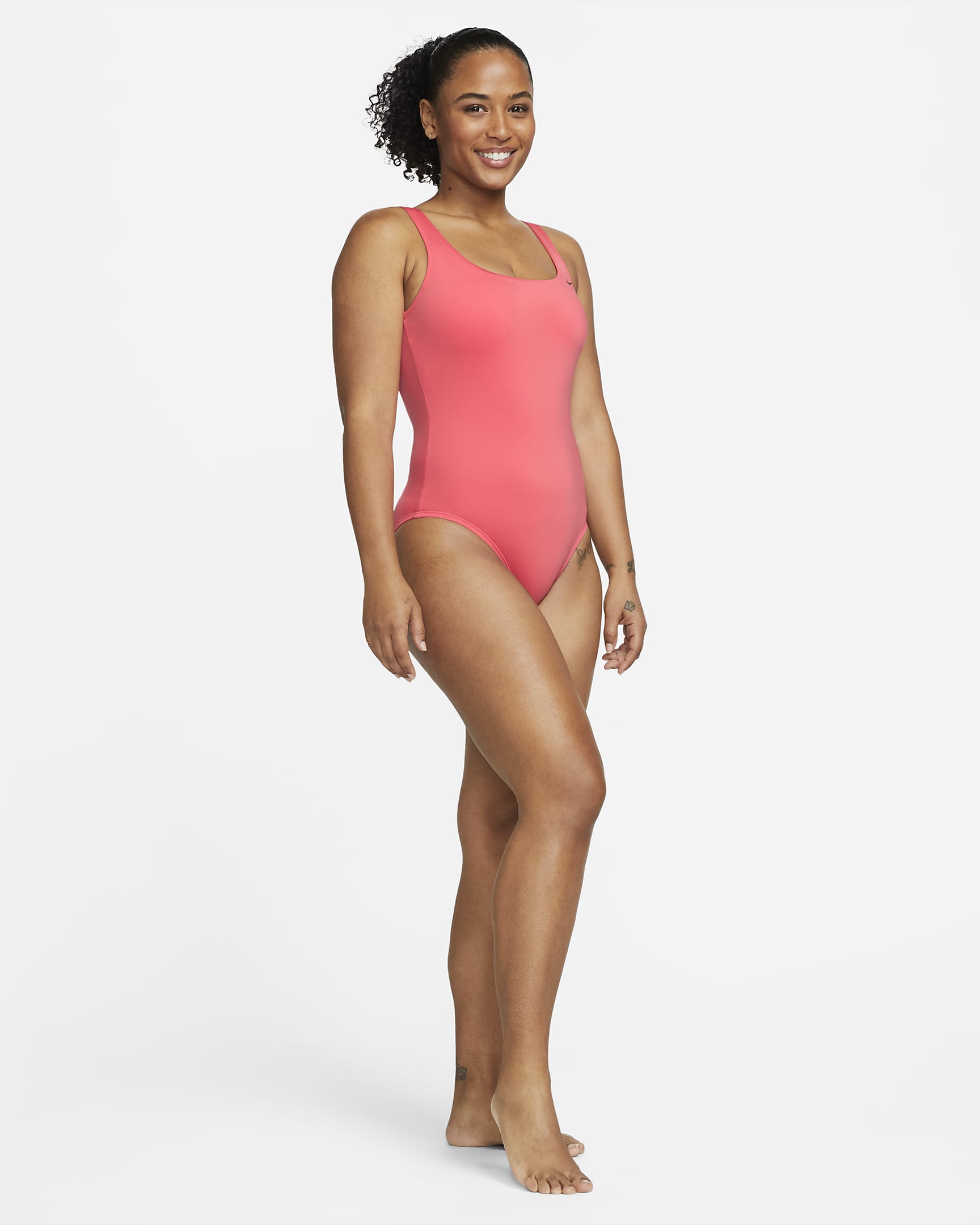 Nike Essential U-Back Women's One-Piece Swimsuit - Sea Coral