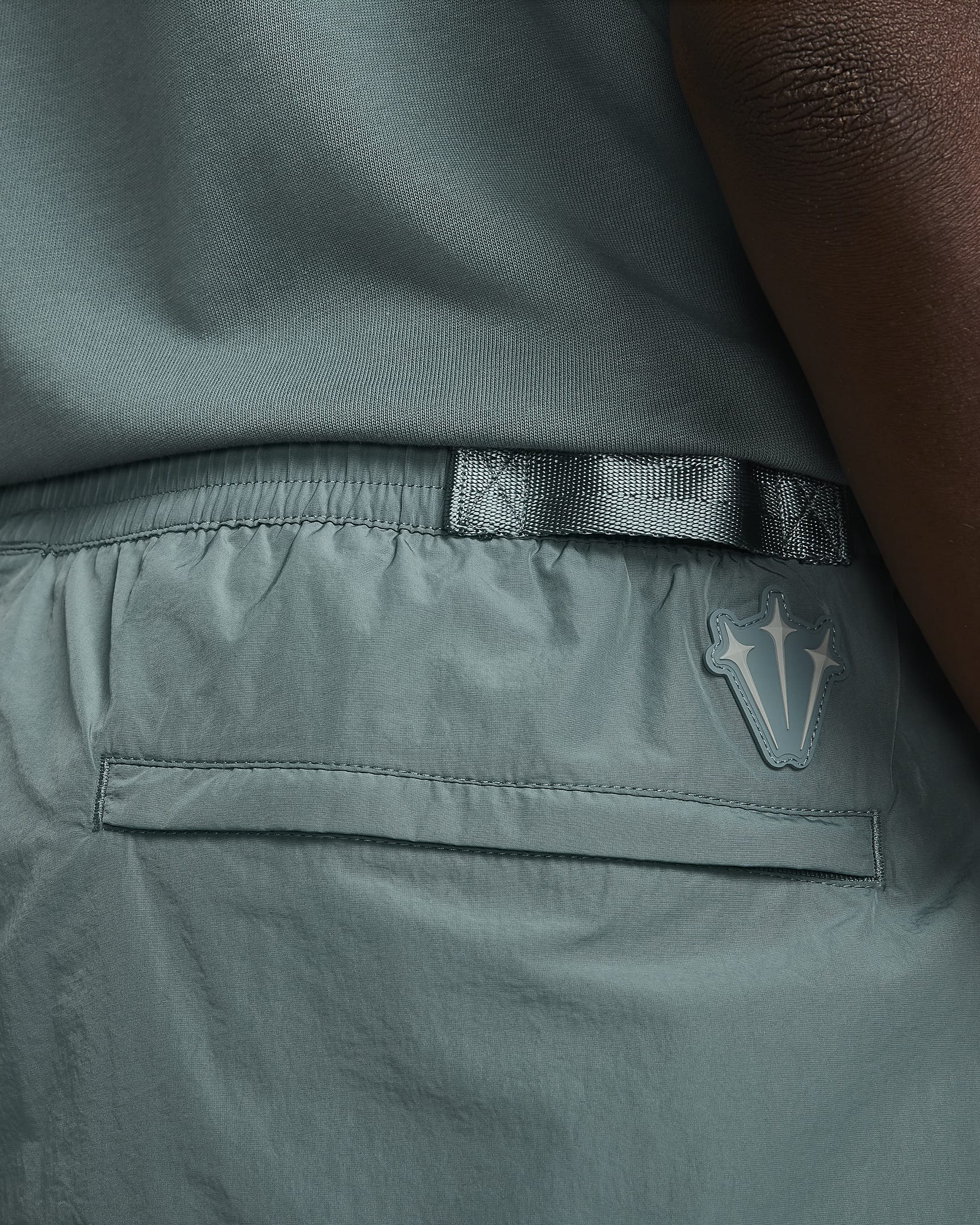 NOCTA Cardinal Nylon Shorts - Mineral Slate/Faded Spruce/Mica Green