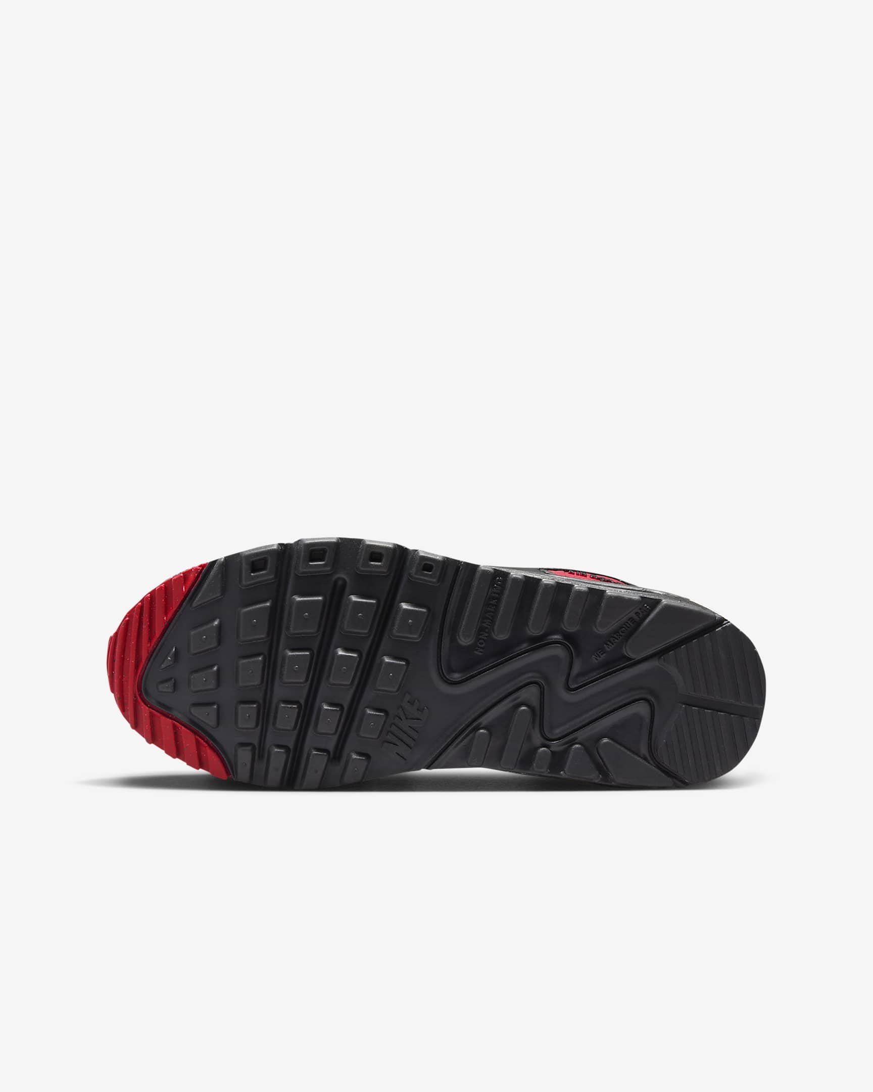 Nike Air Max 90 Older Kids' Shoe - Black/Cool Grey/Gym Red/White