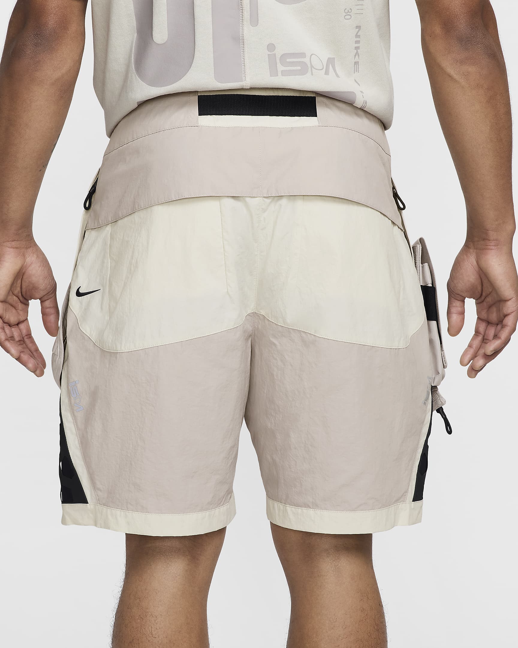 Nike ISPA Shorts - Light Bone/Moon Particle/Black