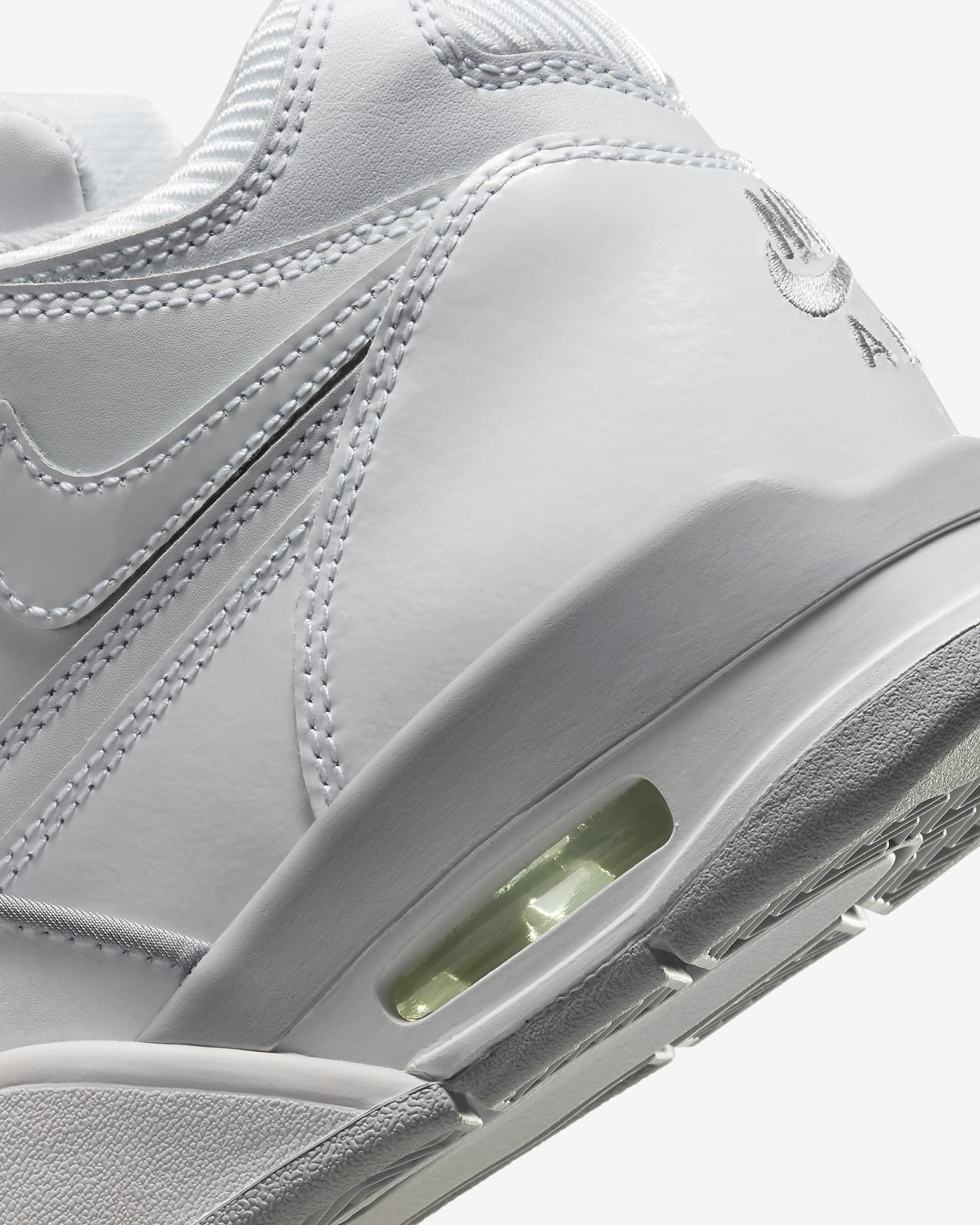 Nike Air Flight 89 Older Kids' Shoes - White/Neutral Grey/White