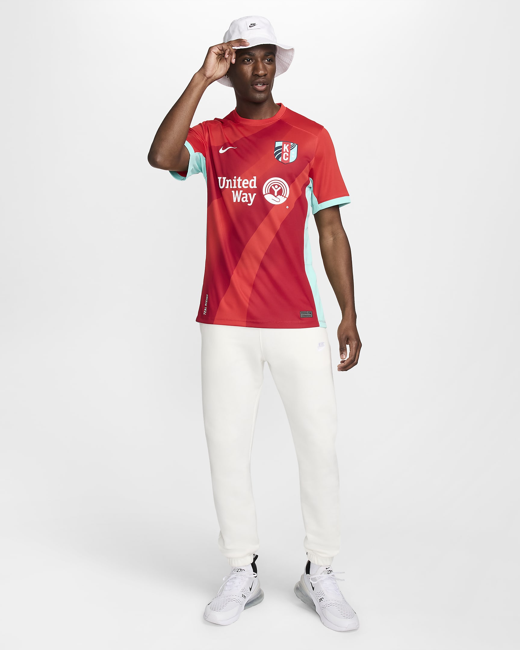 Kansas City Current 2024 Stadium Primary Men's Nike Dri-FIT NWSL Replica Jersey - Comet Red