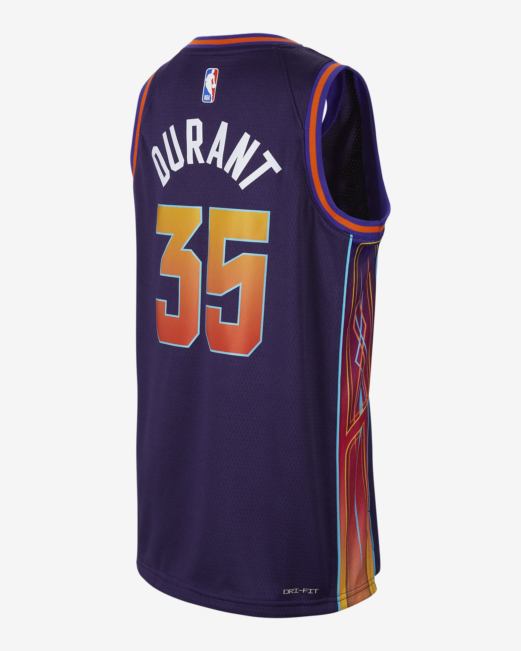 Kevin Durant Phoenix Suns 2023/24 City Edition Older Kids' Nike Dri-FIT NBA Swingman Jersey - Ink