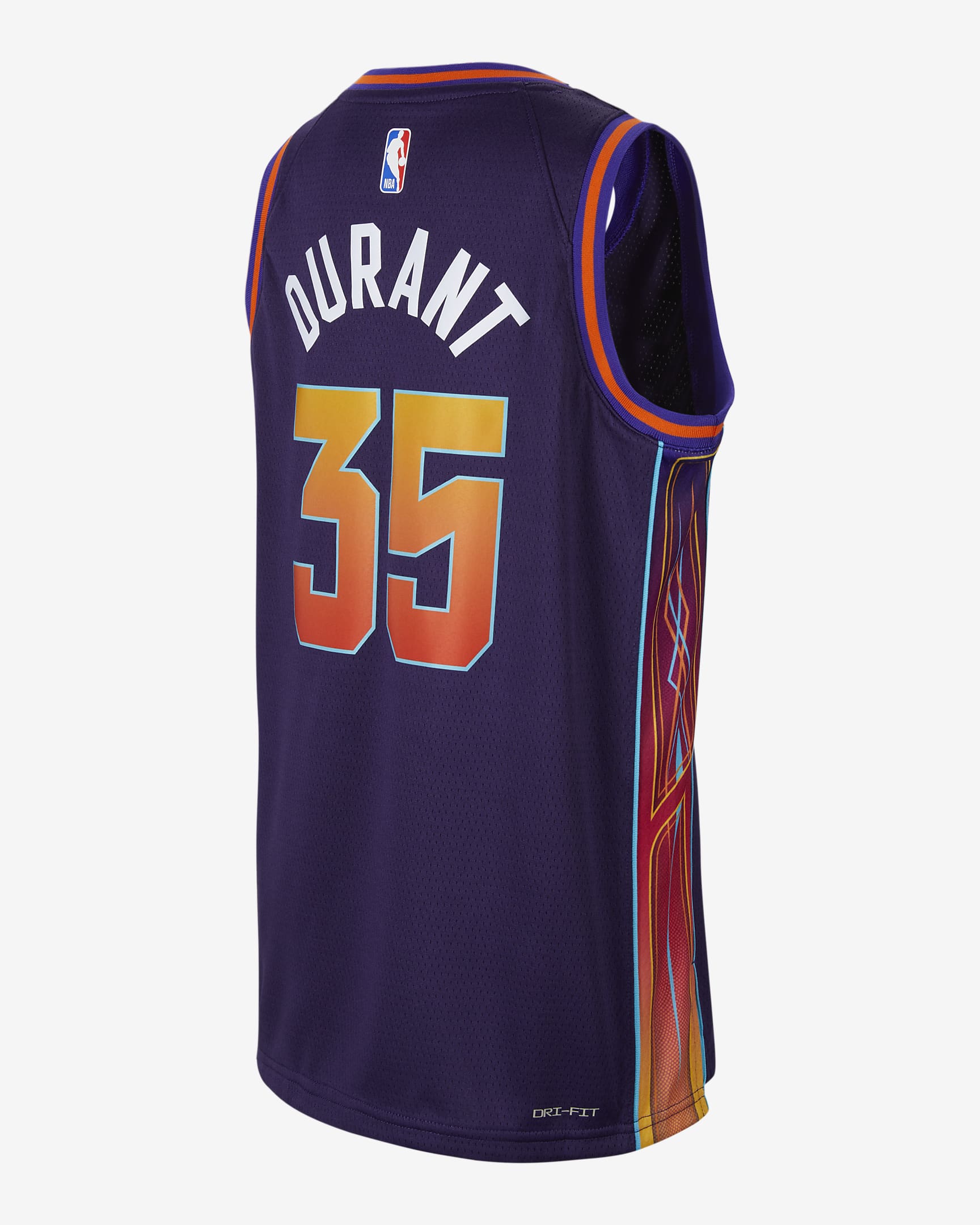 Kevin Durant Phoenix Suns 2023/24 City Edition Older Kids' Nike Dri-FIT ...