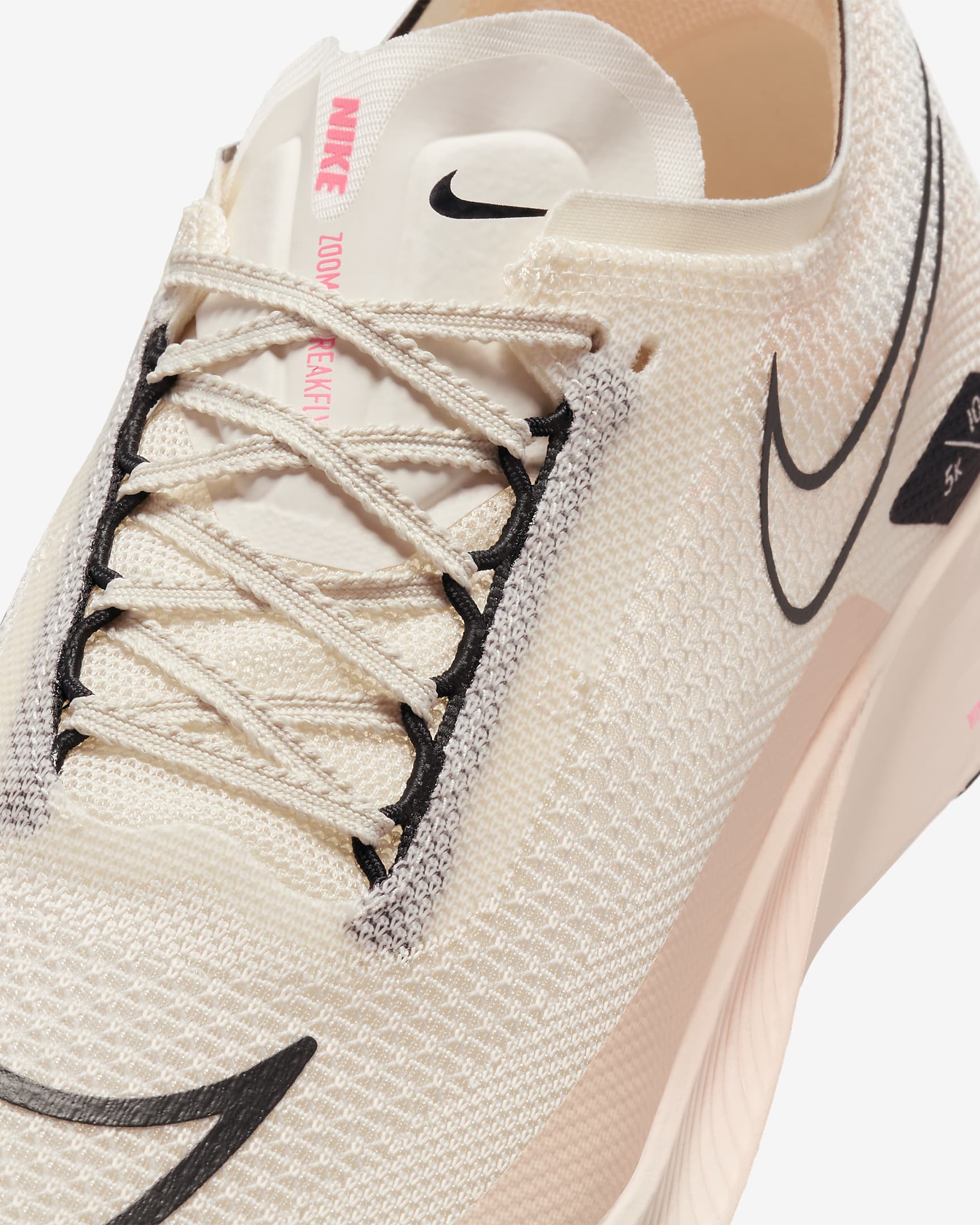 Nike Streakfly Road Racing Shoes - Pale Ivory/Guava Ice/Black