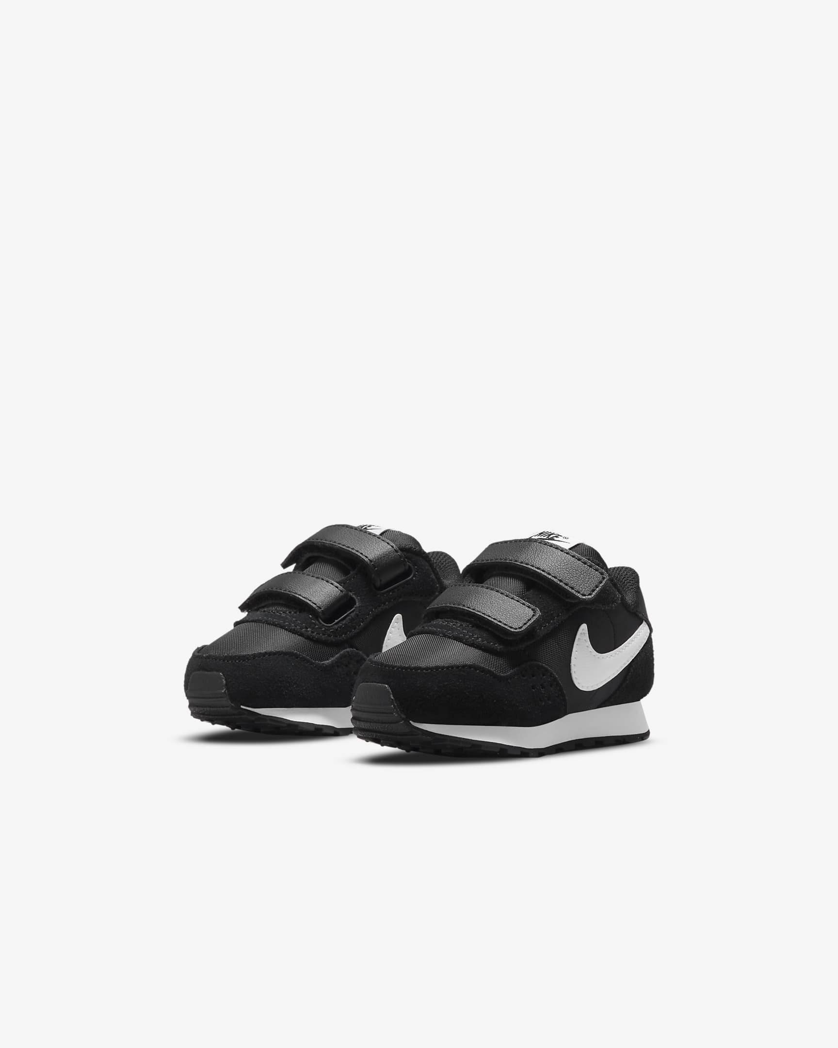Nike MD Valiant Baby and Toddler Shoe - Black/White