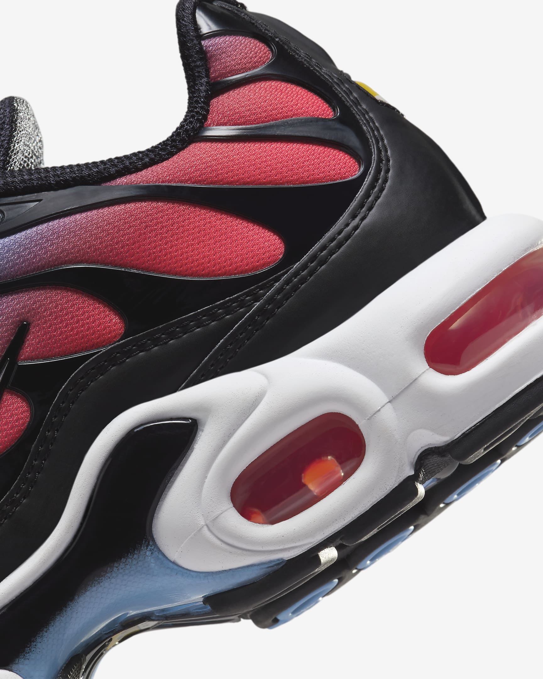 Nike Air Max Plus Women's Shoes - Black/University Blue/Light Crimson/Metallic Silver