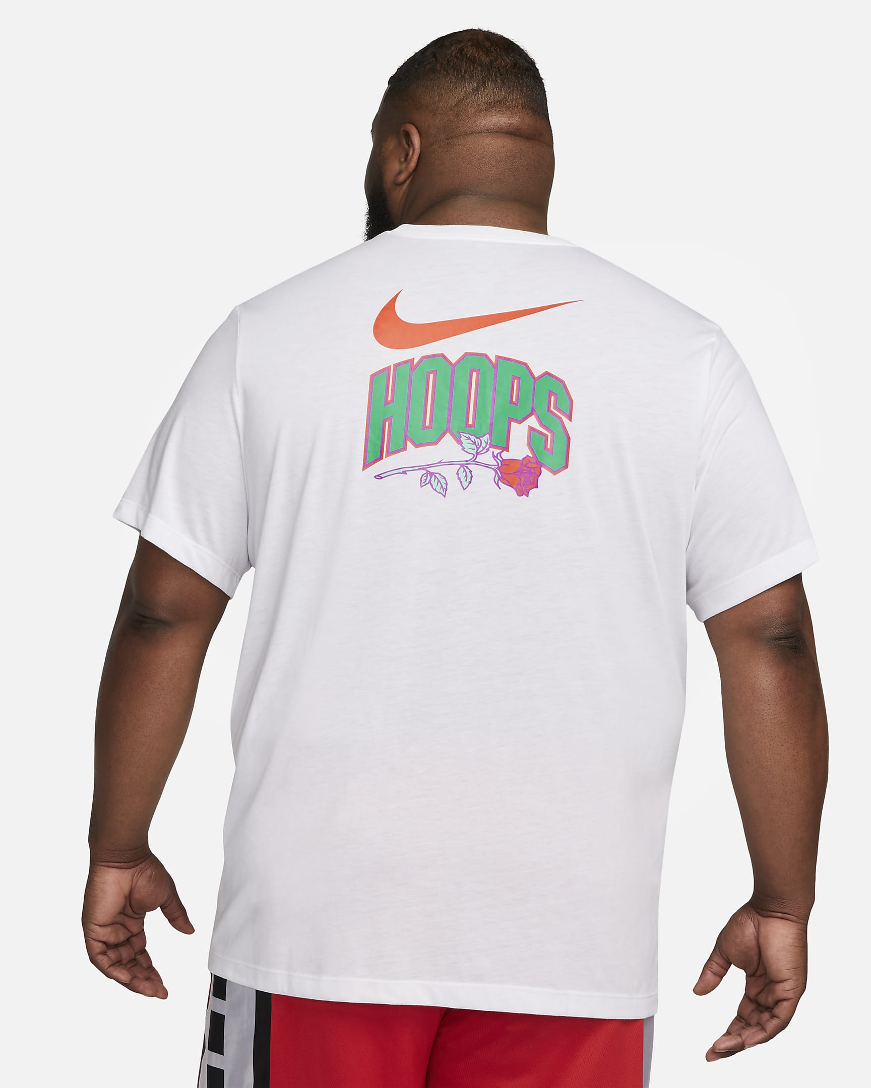 Playera de básquetbol para hombre Nike Dri-FIT - Blanco