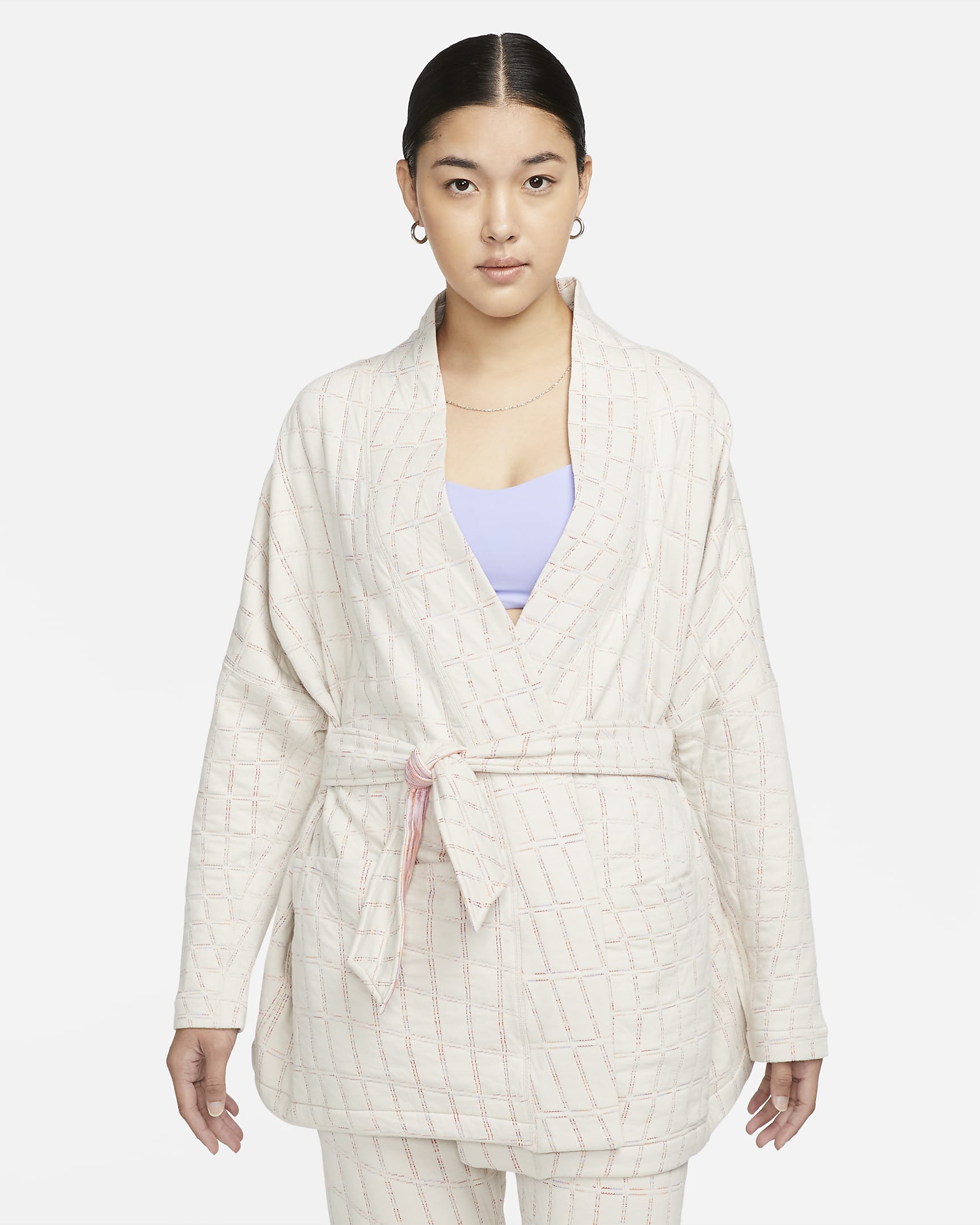 Nike Yoga ThermaFIT Luxe Women's Jacquard Top. Nike IL