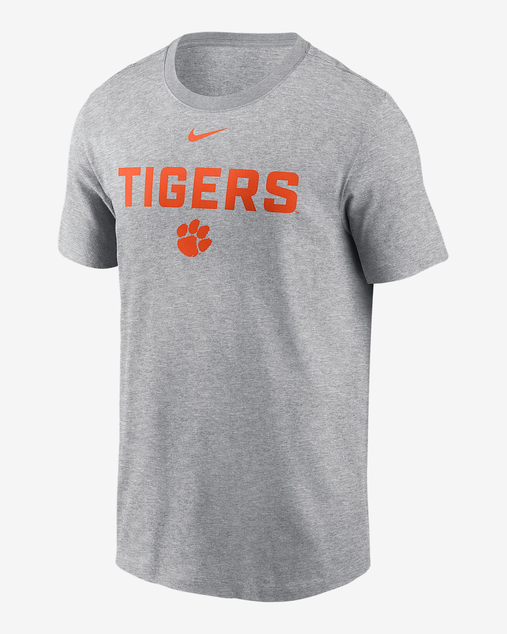 Clemson Campus 2-Hit Men's Nike College T-Shirt - Grey