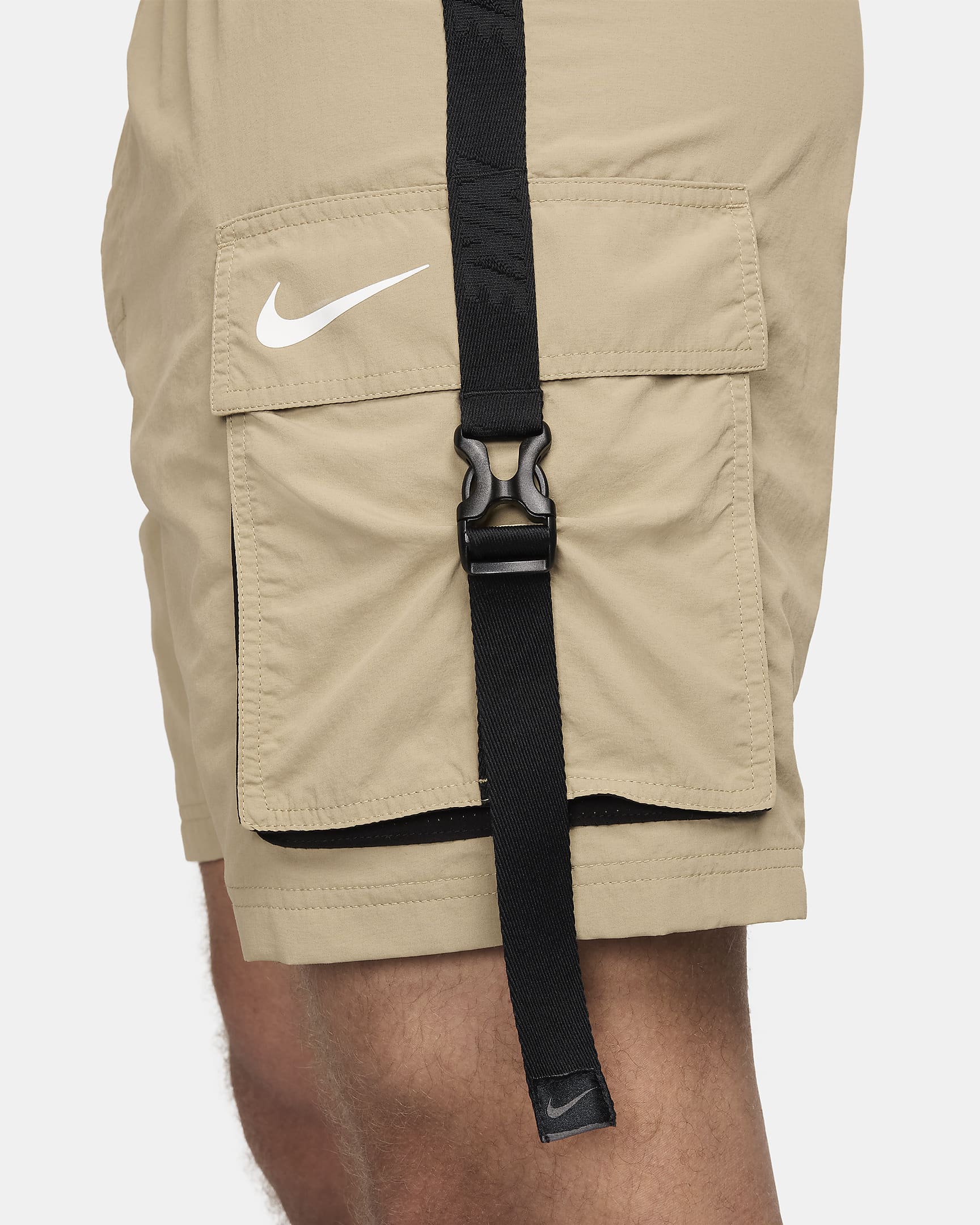 Shorts de vóleibol de 18 cm para hombre Natación Nike - Caqui