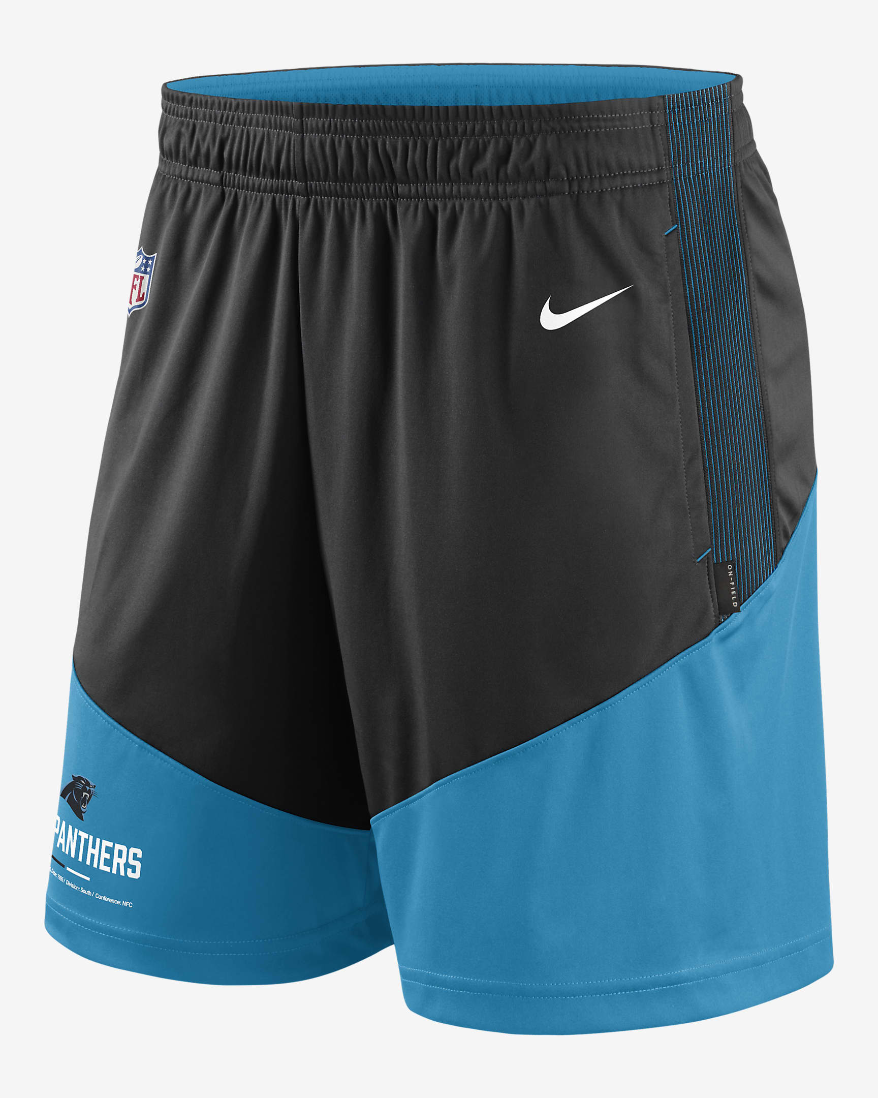 Shorts para hombre Nike Dri-FIT Primary Lockup (NFL Carolina Panthers ...