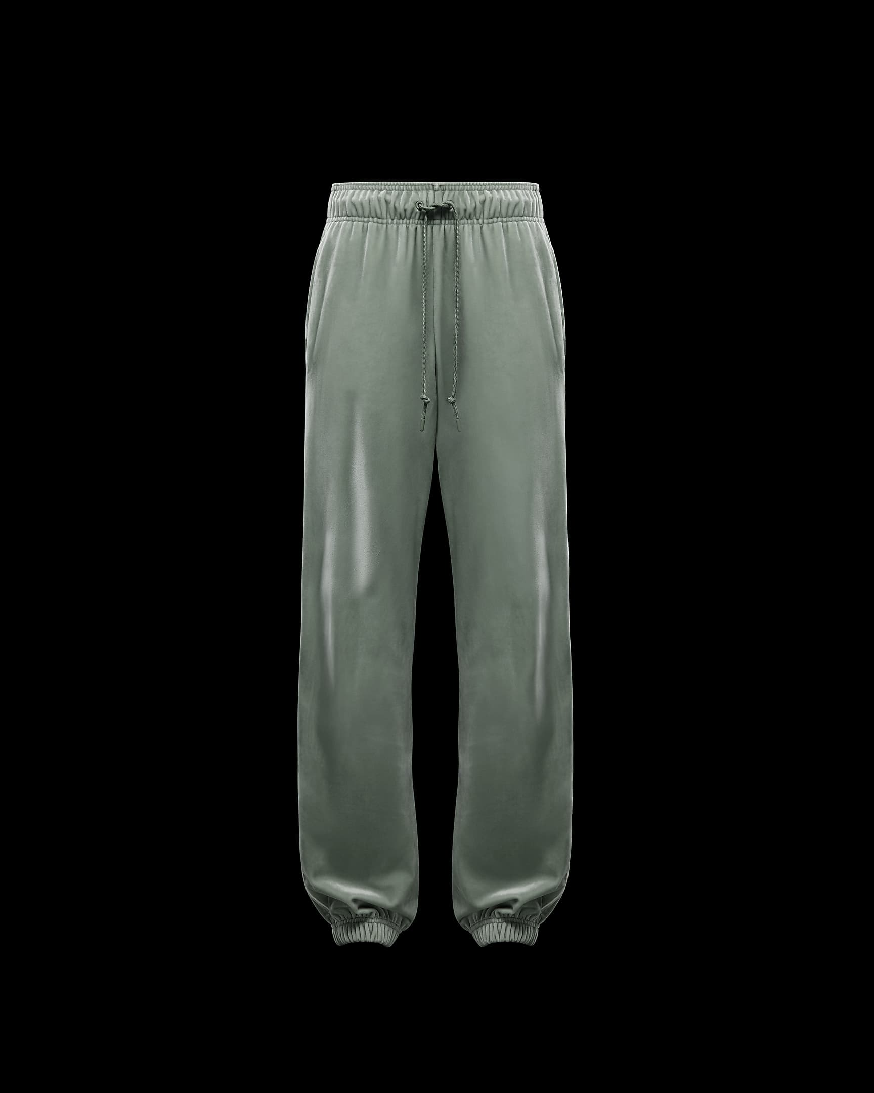 Nike Sportswear Collection Women's Mid-Rise Velour Joggers - Jade Horizon/Sail/Sail