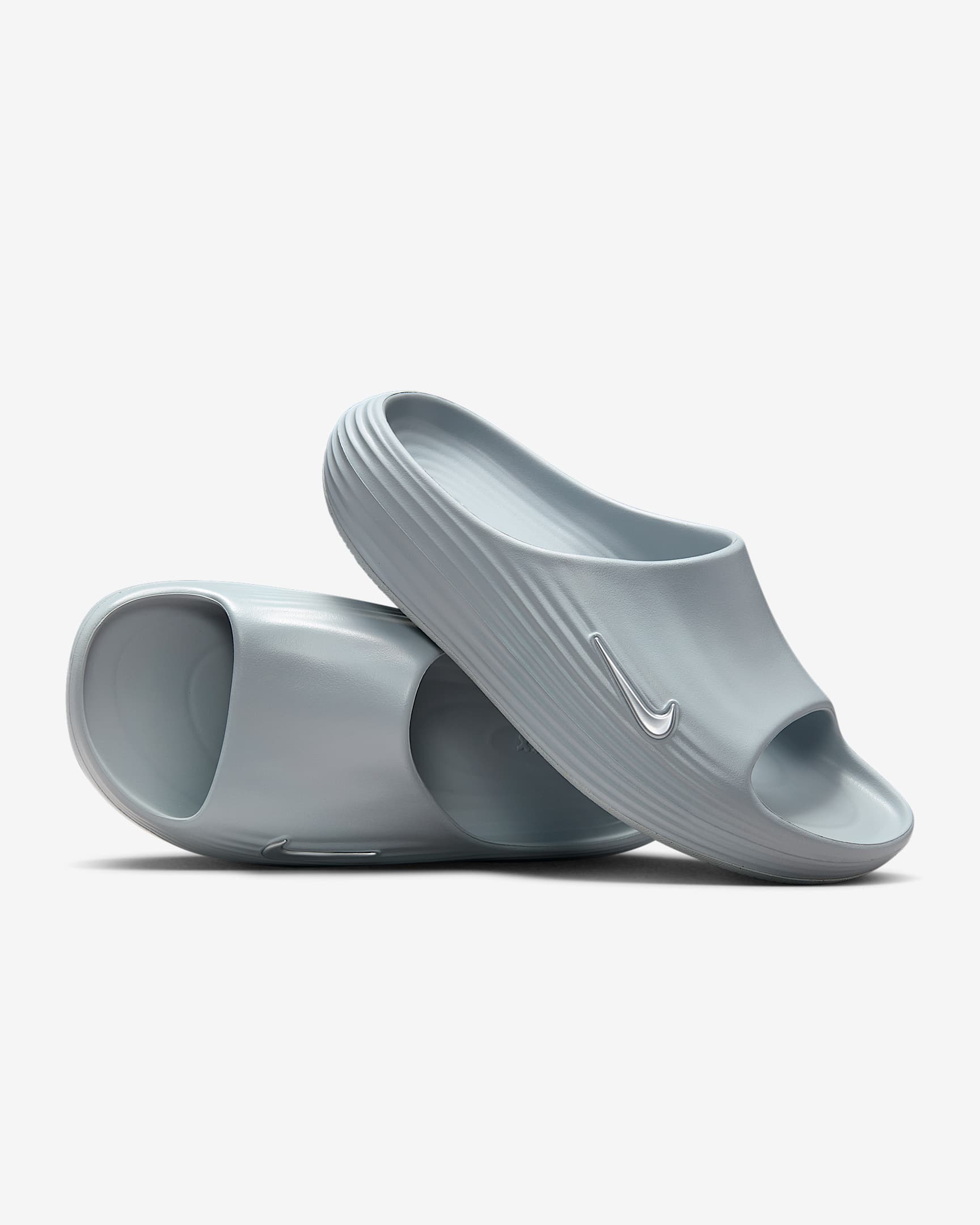 Claquette Nike ReactX Rejuven8 pour homme - Wolf Grey/Wolf Grey/Wolf Grey