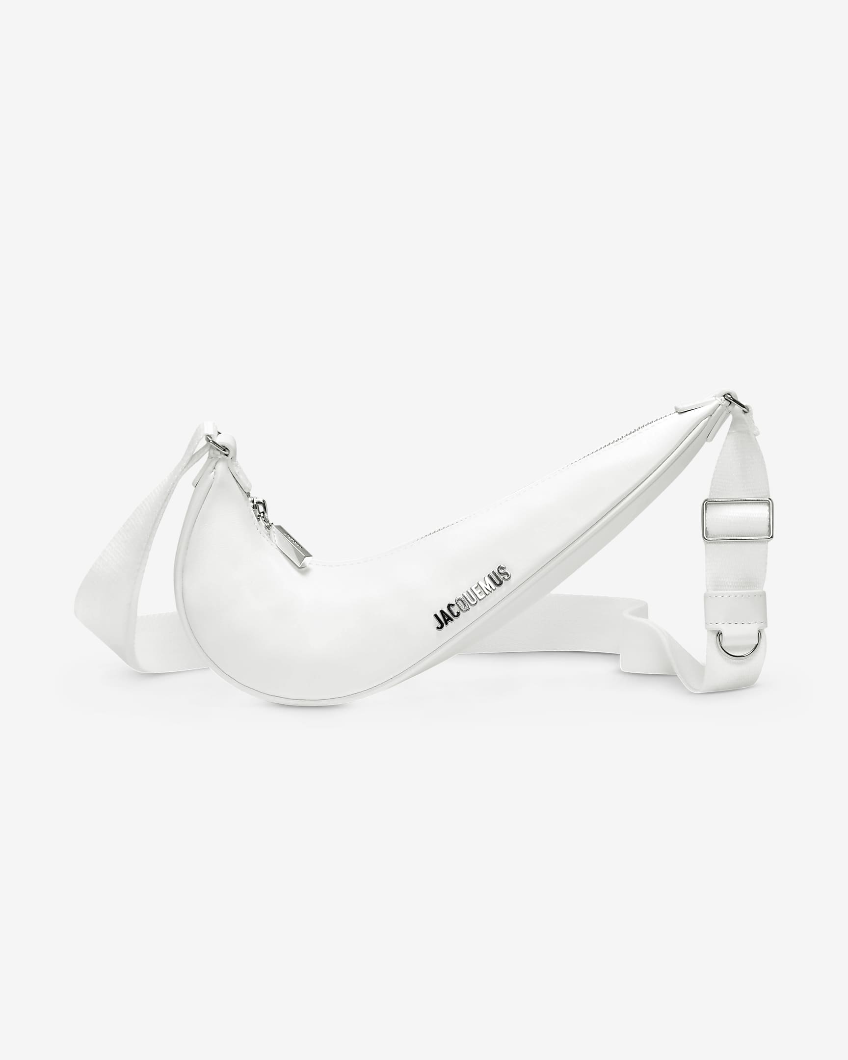 Nike x Jacquemus Le Swoosh Crossbody Bag - White/White/Shiny Silver