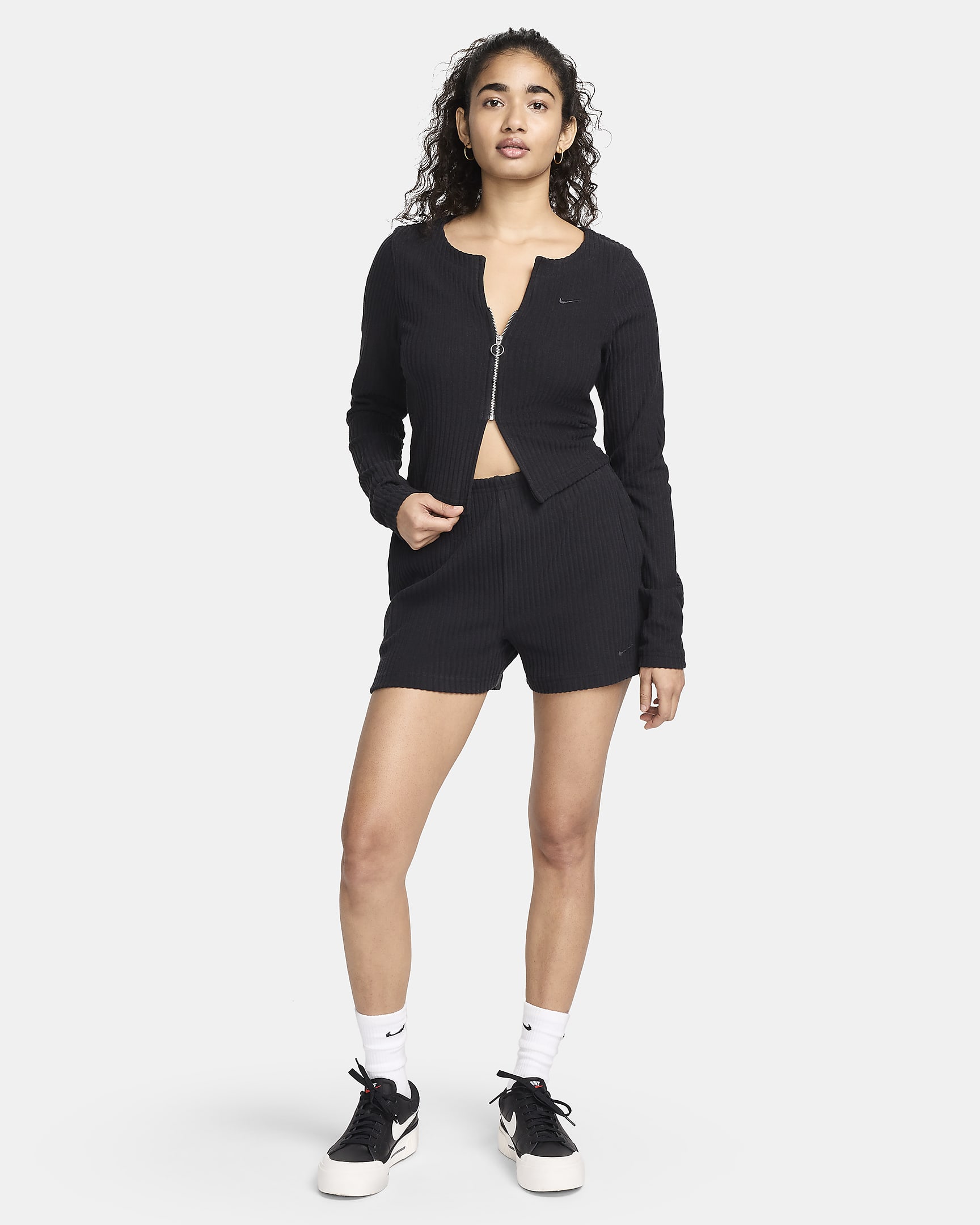 Nike Sportswear Chill Knit Women's Slim Full-Zip Ribbed Cardigan. Nike UK