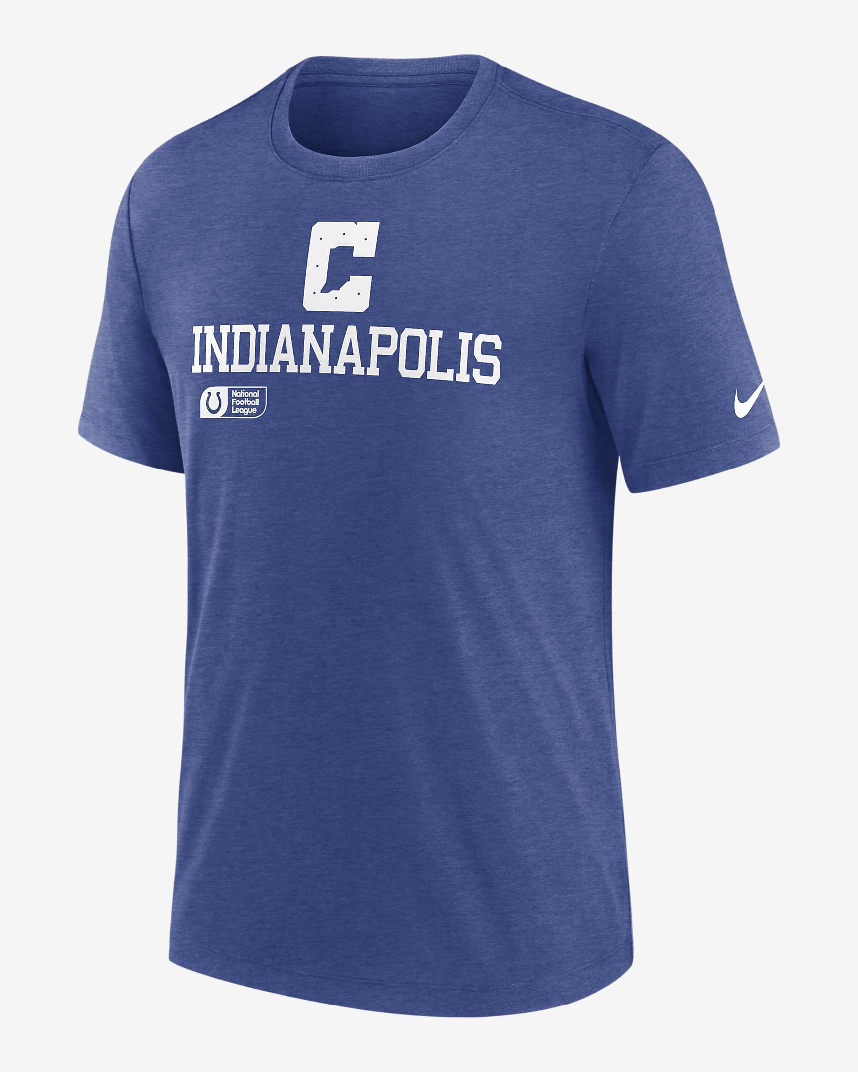 Indianapolis Colts Overlap Lockup Men's Nike NFL T-Shirt. Nike.com