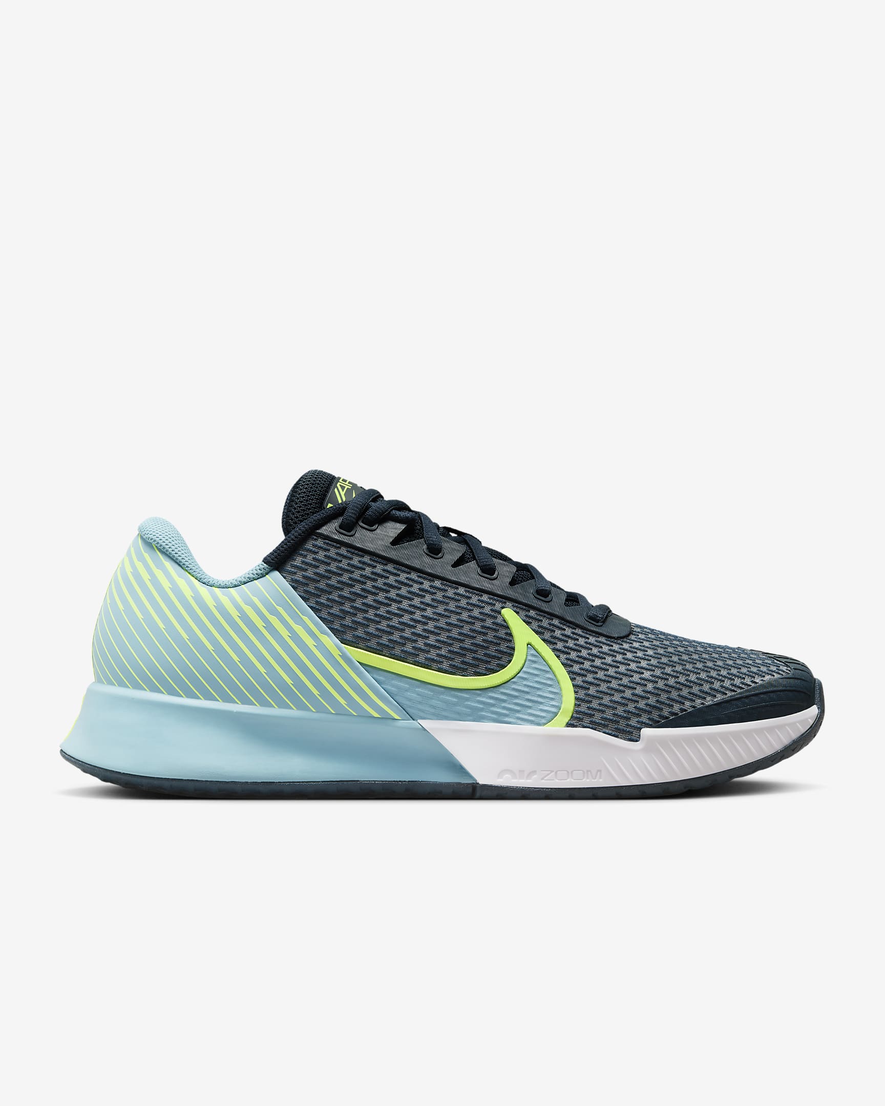 รองเท้าเทนนิสฮาร์ดคอร์ทผู้ชาย NikeCourt Air Zoom Vapor Pro 2 - Armory Navy/Volt/Denim Turquoise