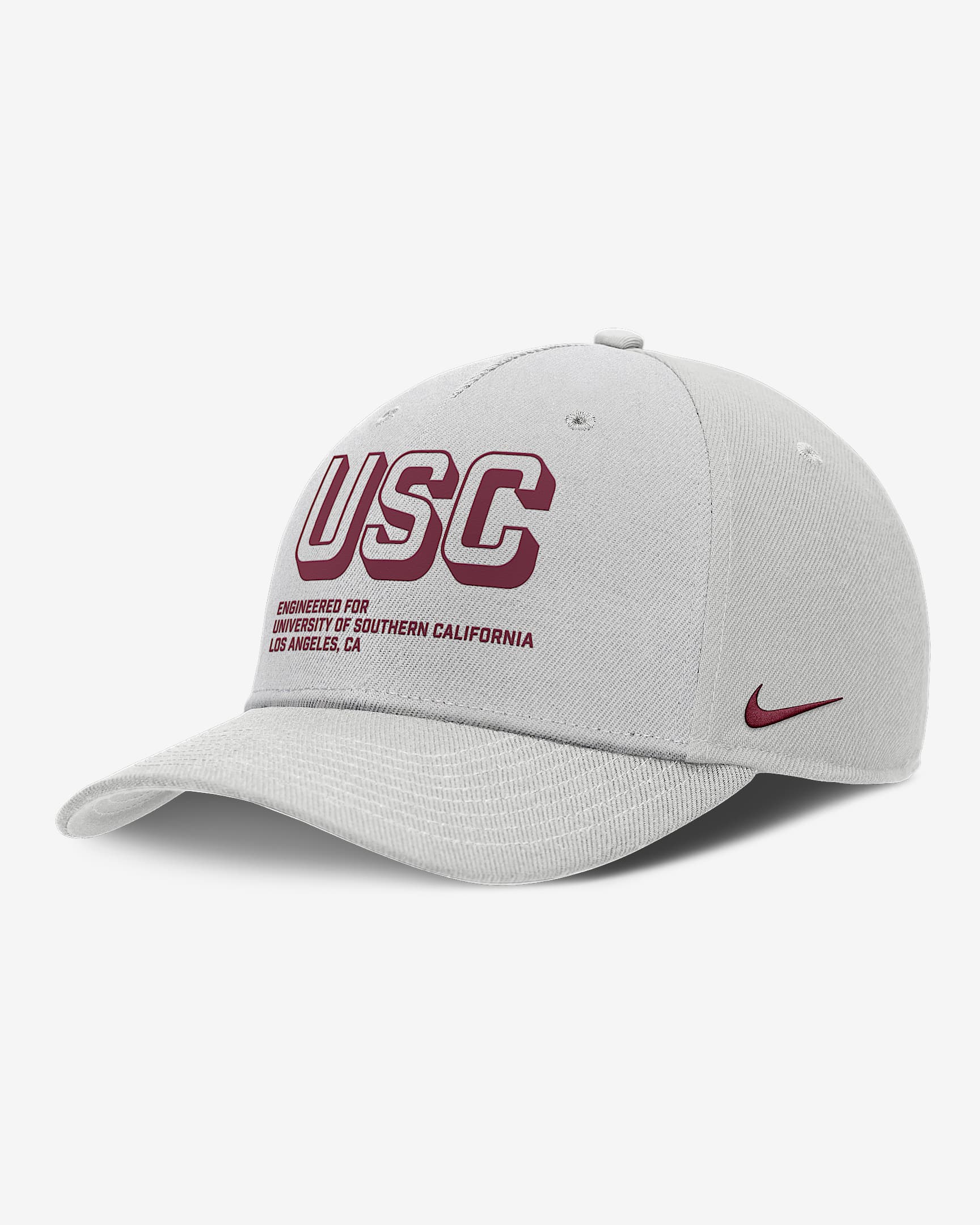 USC On-Field Primetime Rise Men's Nike College Adjustable Hat - Grey