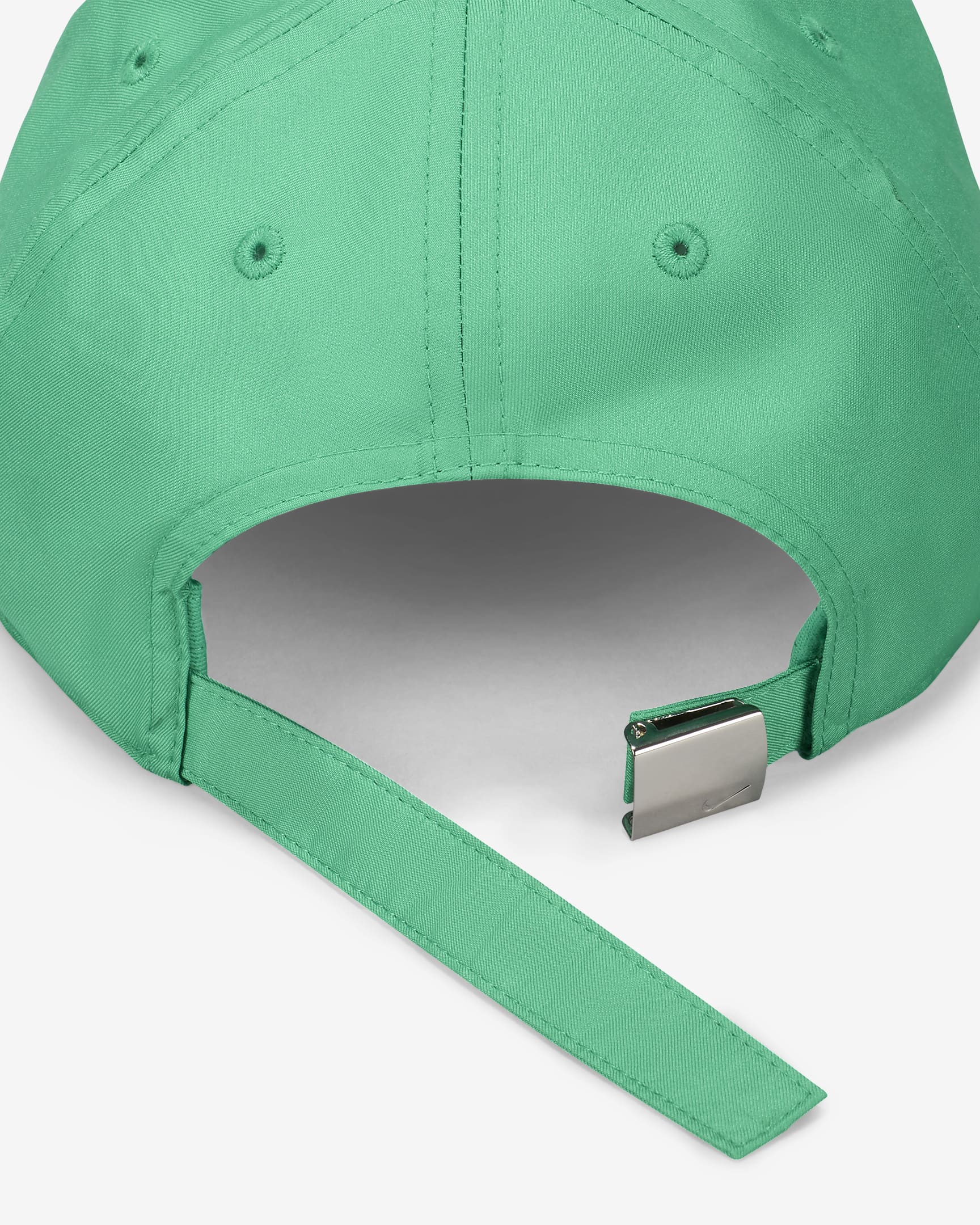 Nike Dri-FIT Club Kids' Unstructured Metal Swoosh Cap - Stadium Green