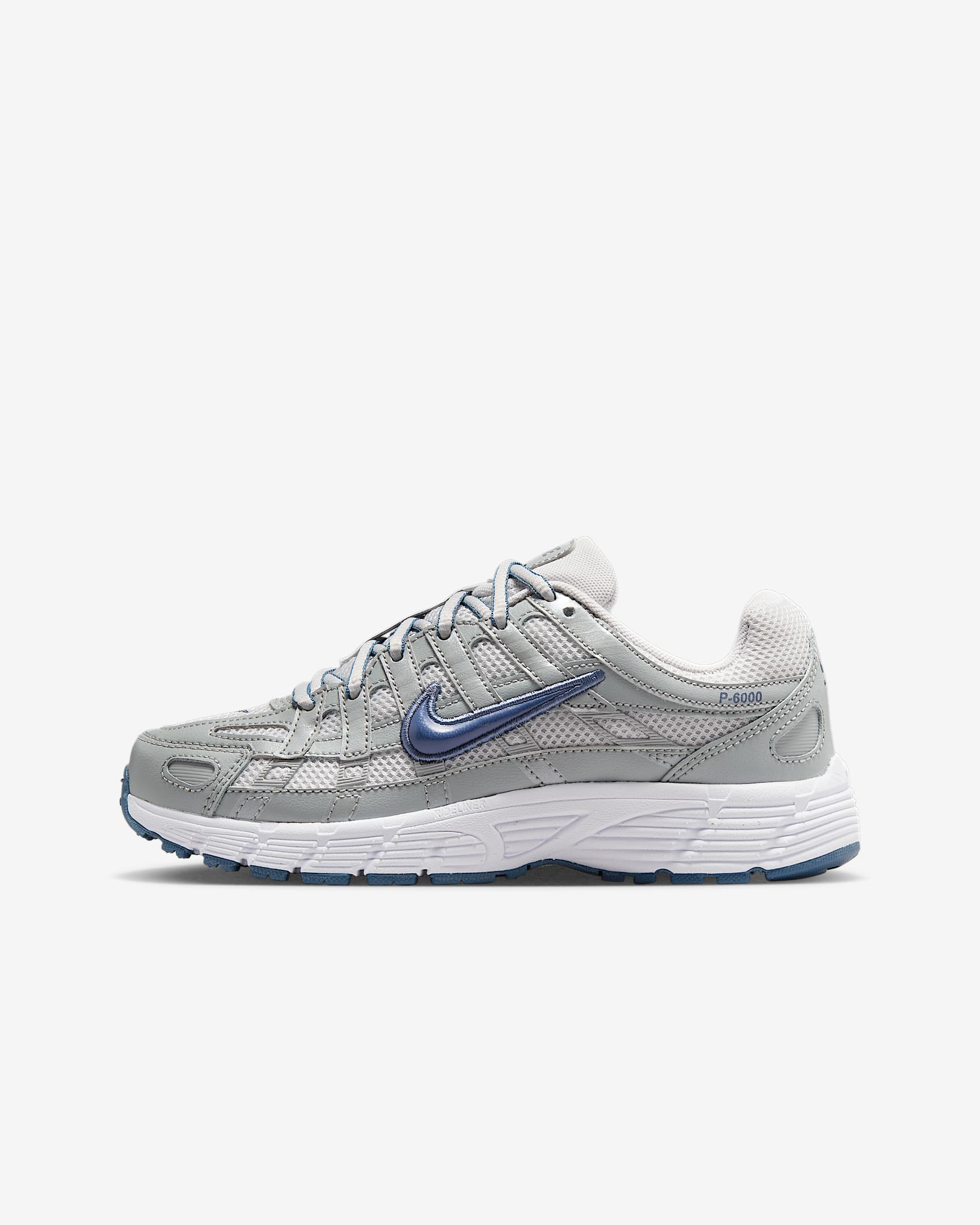 Nike P-6000 sko til store barn - Vast Grey/Thunderstorm/Light Smoke Grey/Thunder Blue