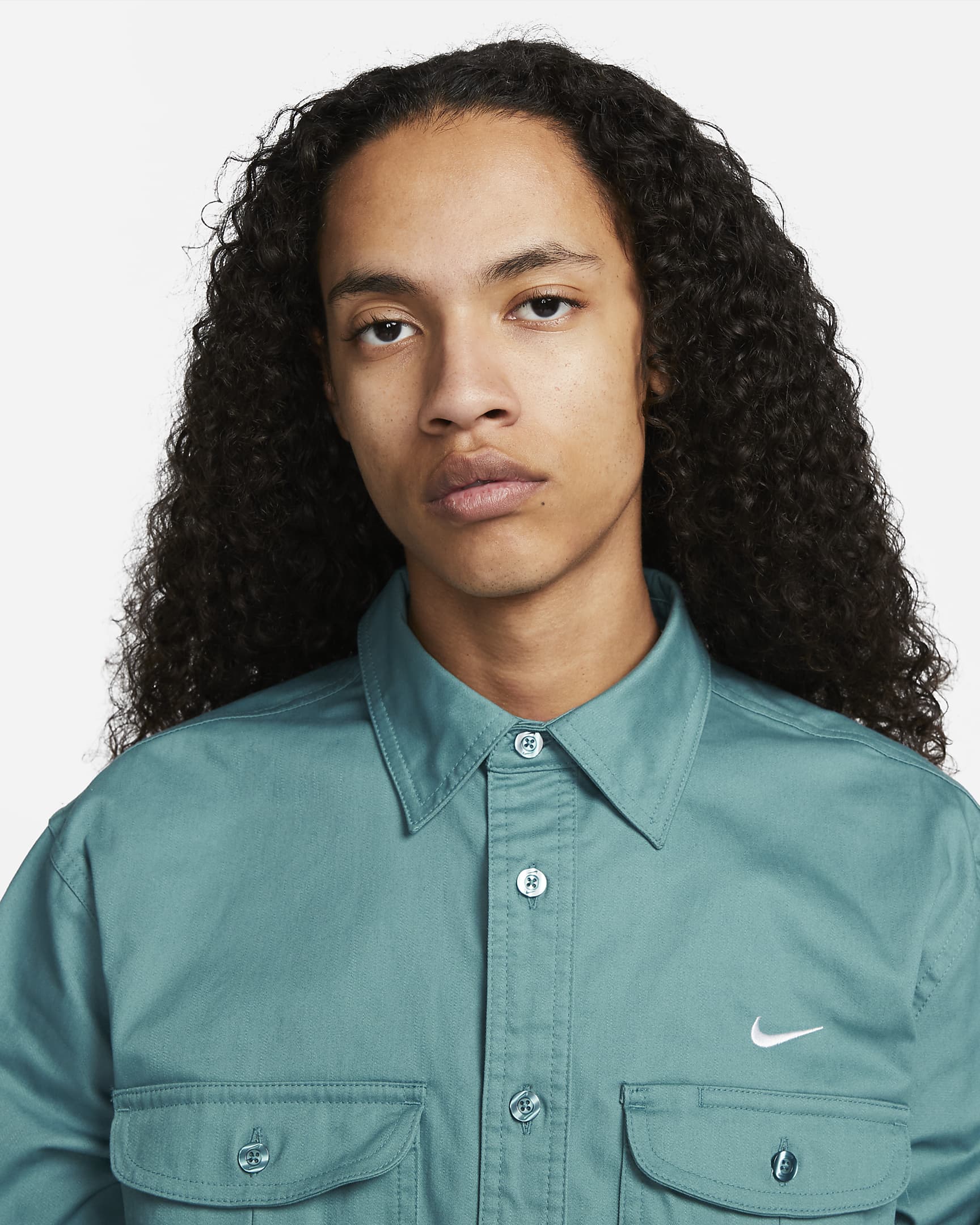 Nike SB Woven Skate Long-Sleeve Button Down. Nike GB