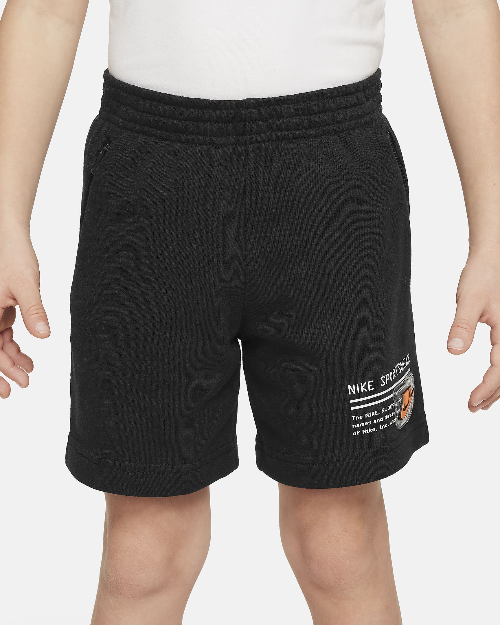 Nike Sportswear Paint Your Future Little Kids' French Terry Shorts ...
