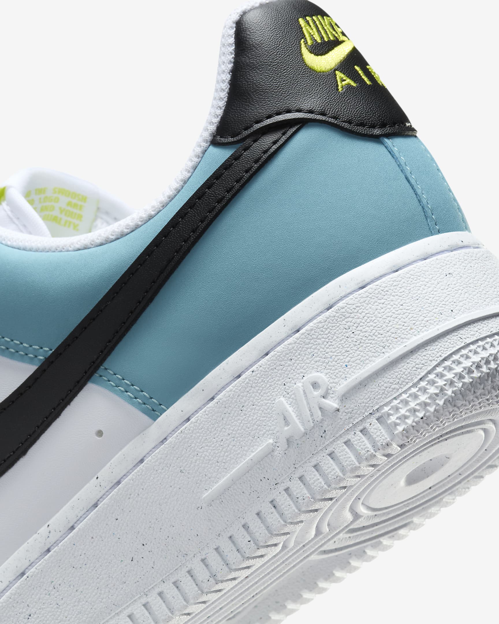 Nike Air Force 1 '07 Zapatillas - Mujer - Denim Turquoise/Blanco/Cyber/Negro