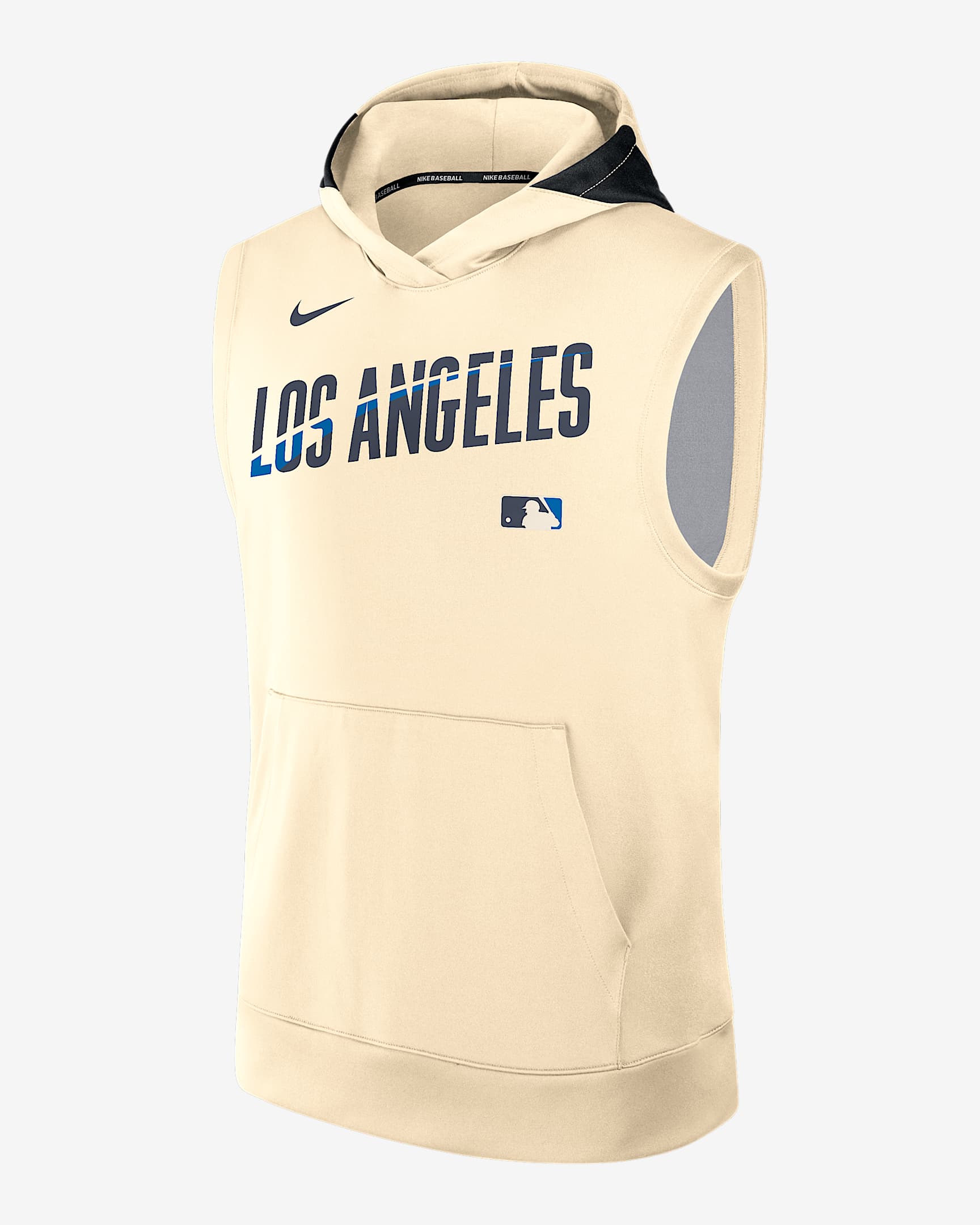 Los Angeles Dodgers Authentic Collection City Connect Men’s Nike Dri-FIT MLB Sleeveless Pullover Hoodie - White