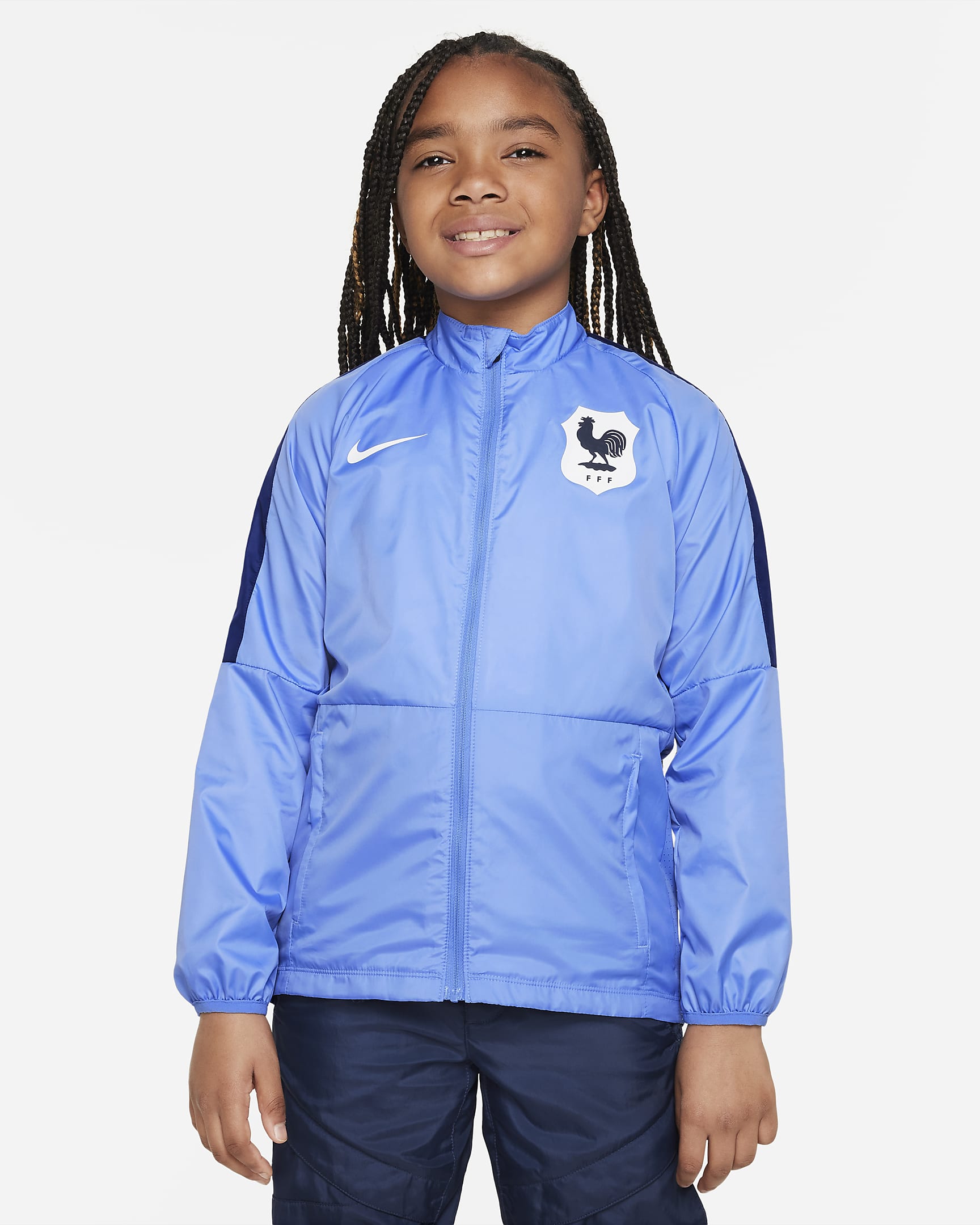 France Repel Academy AWF Older Kids' Football Jacket. Nike BG