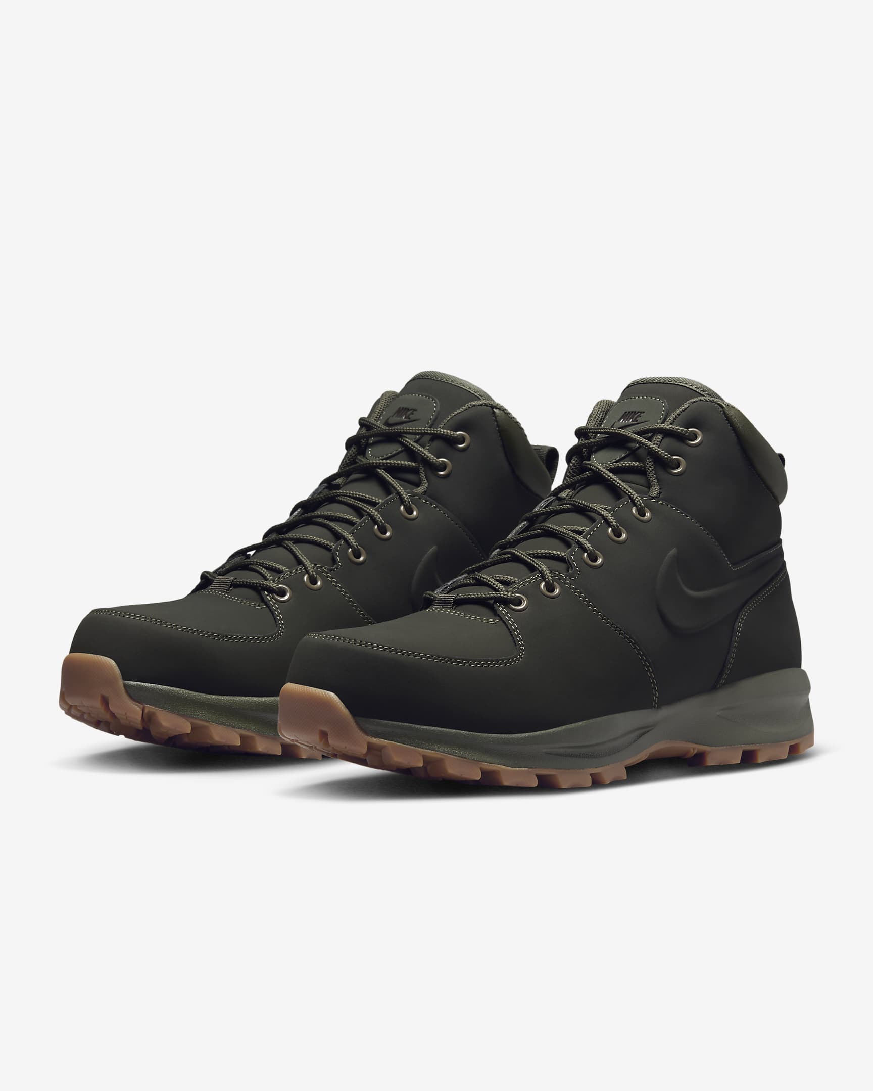 Nike Manoa Leather Men's Boots - Sequoia/Cargo Khaki/Olive Khaki/Sequoia