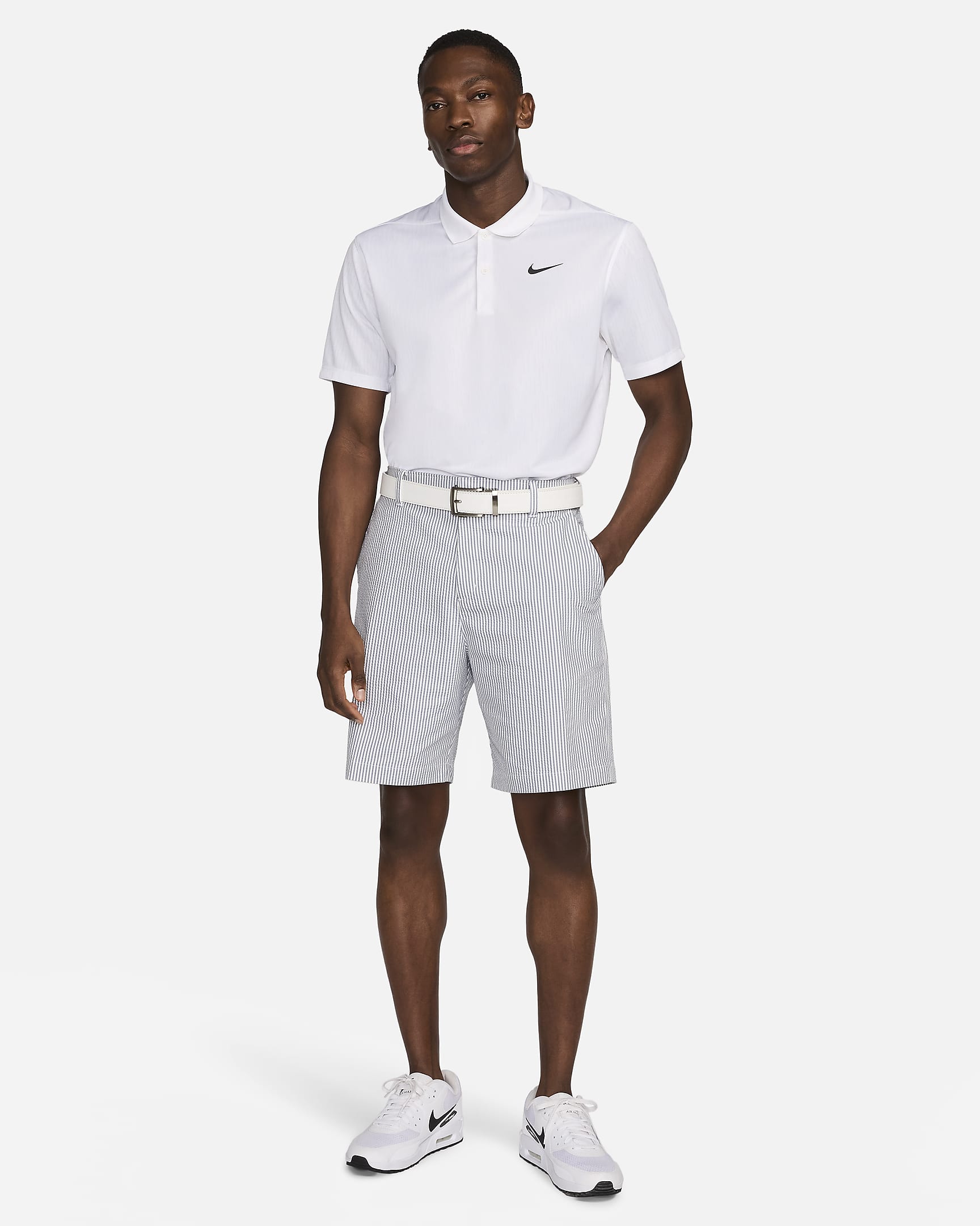 Nike Tour Men's 20cm (approx.) Chino Golf Shorts - Light Carbon/Pure/White