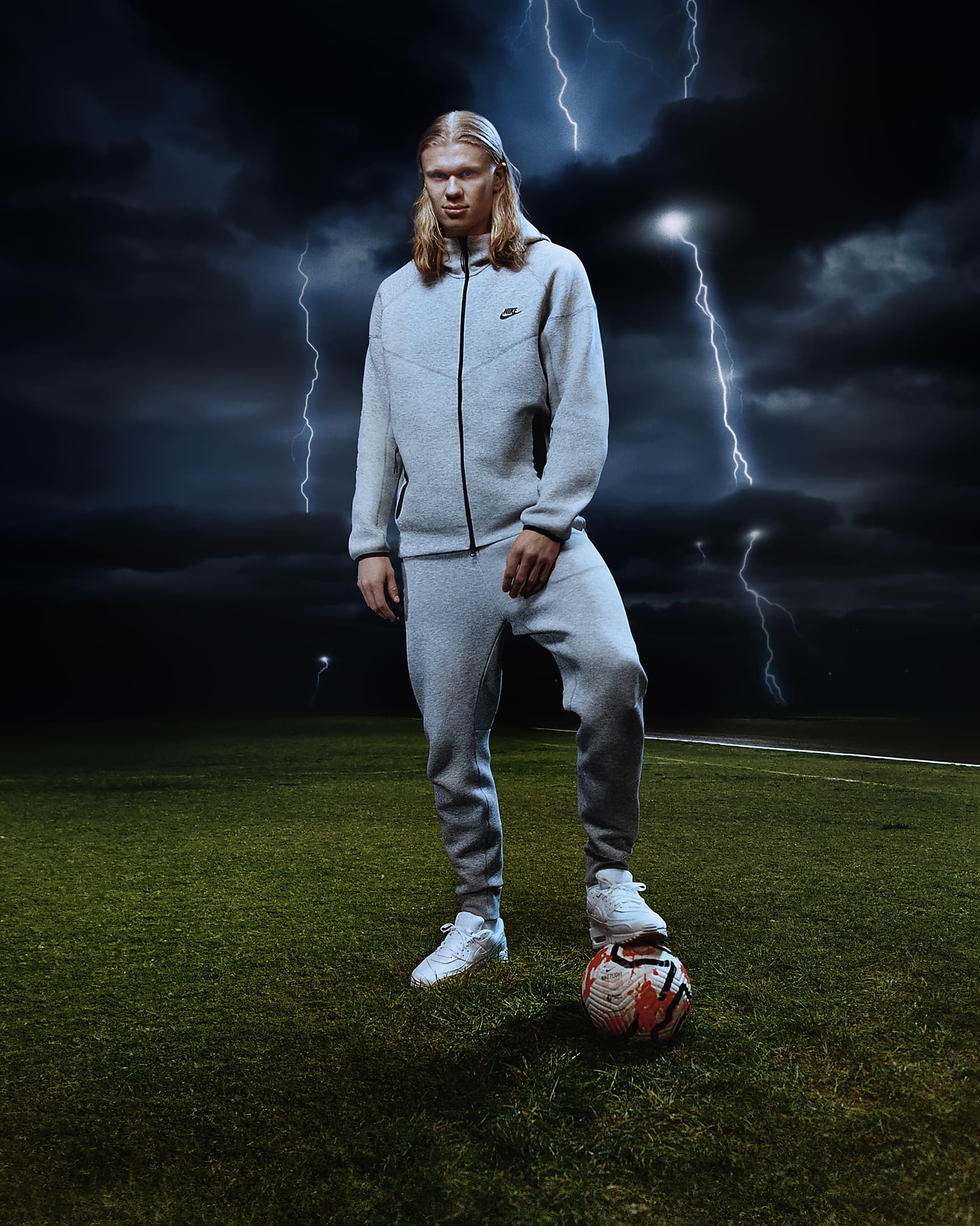 Calças desportivas Nike Sportswear Tech Fleece para homem - Cinzento Heather escuro/Preto