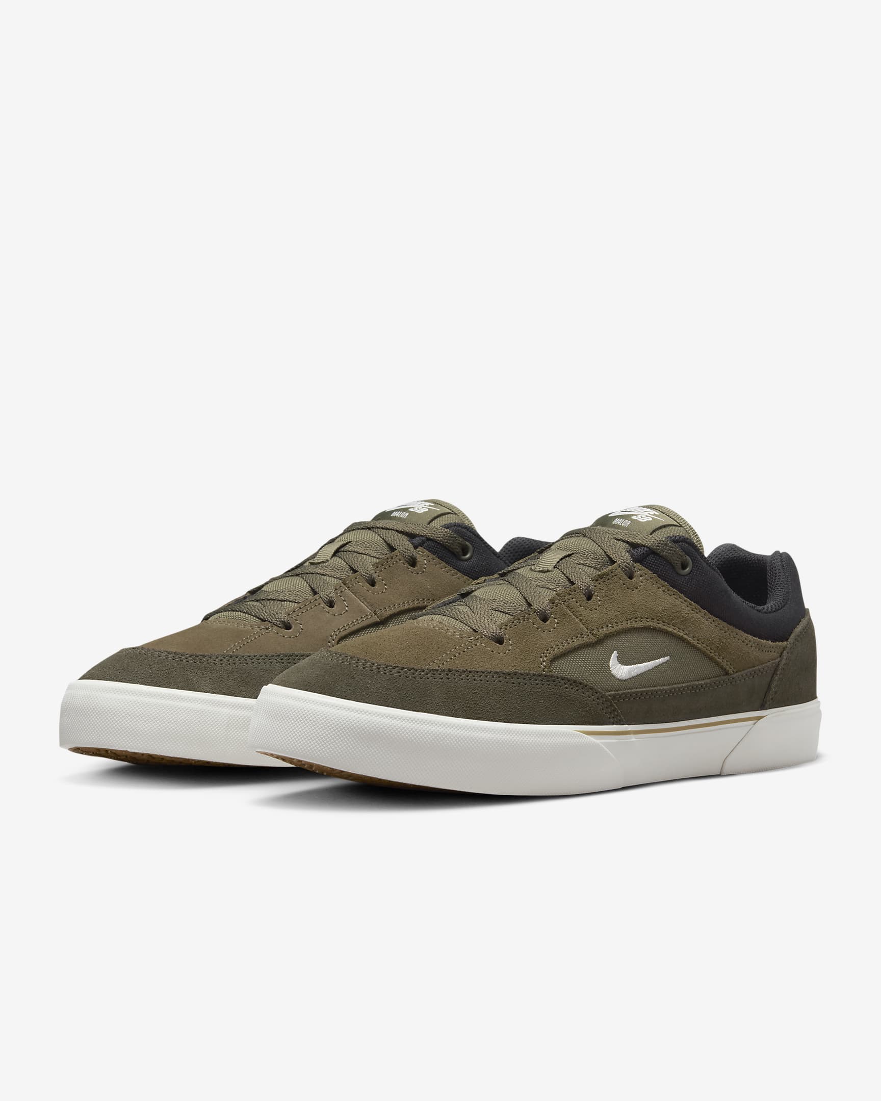 Nike SB Malor férficipő - Medium Olive/Cargo Khaki/Fekete/Sail