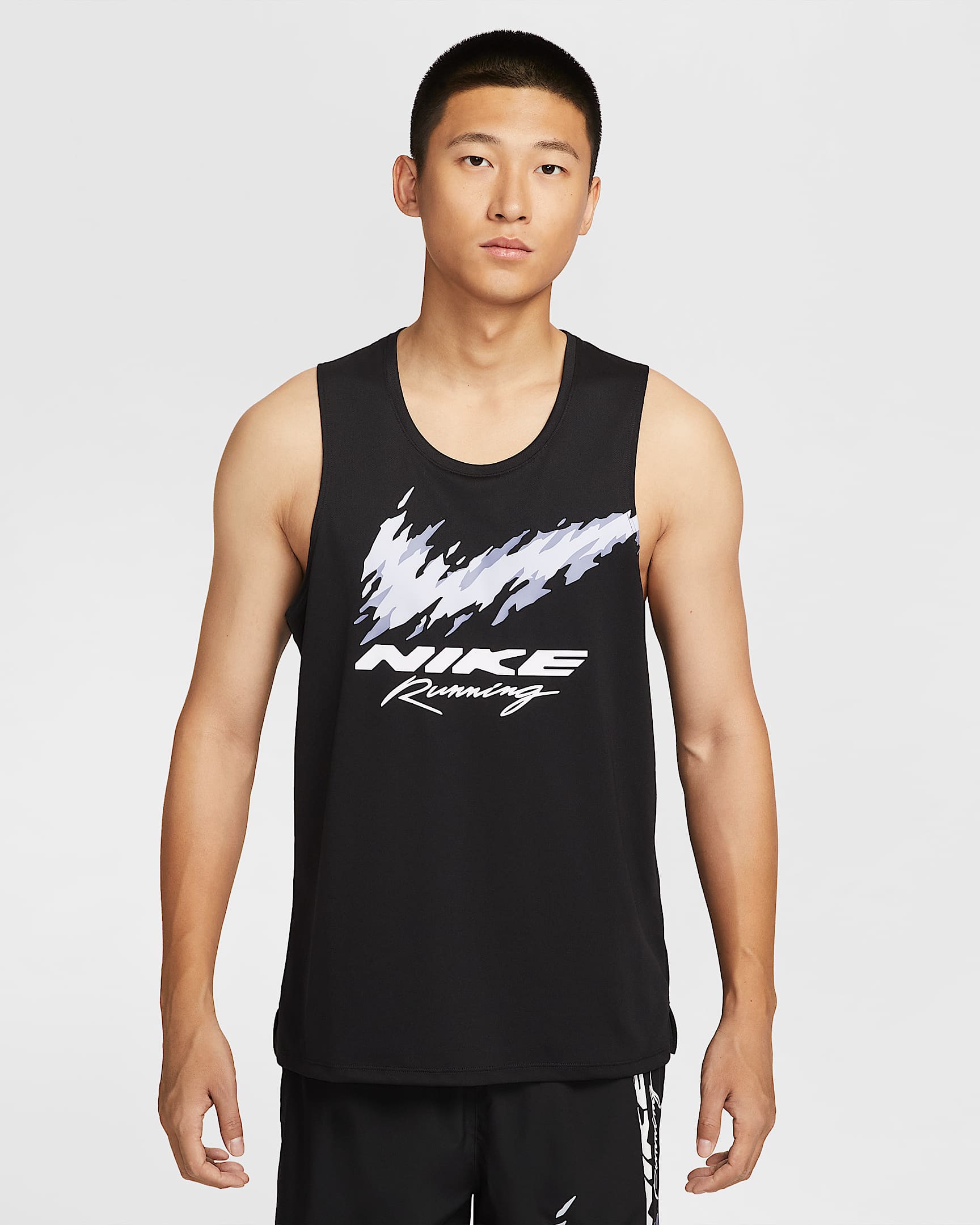 Nike Miler Men's Dri-FIT Running Tank Top - Black