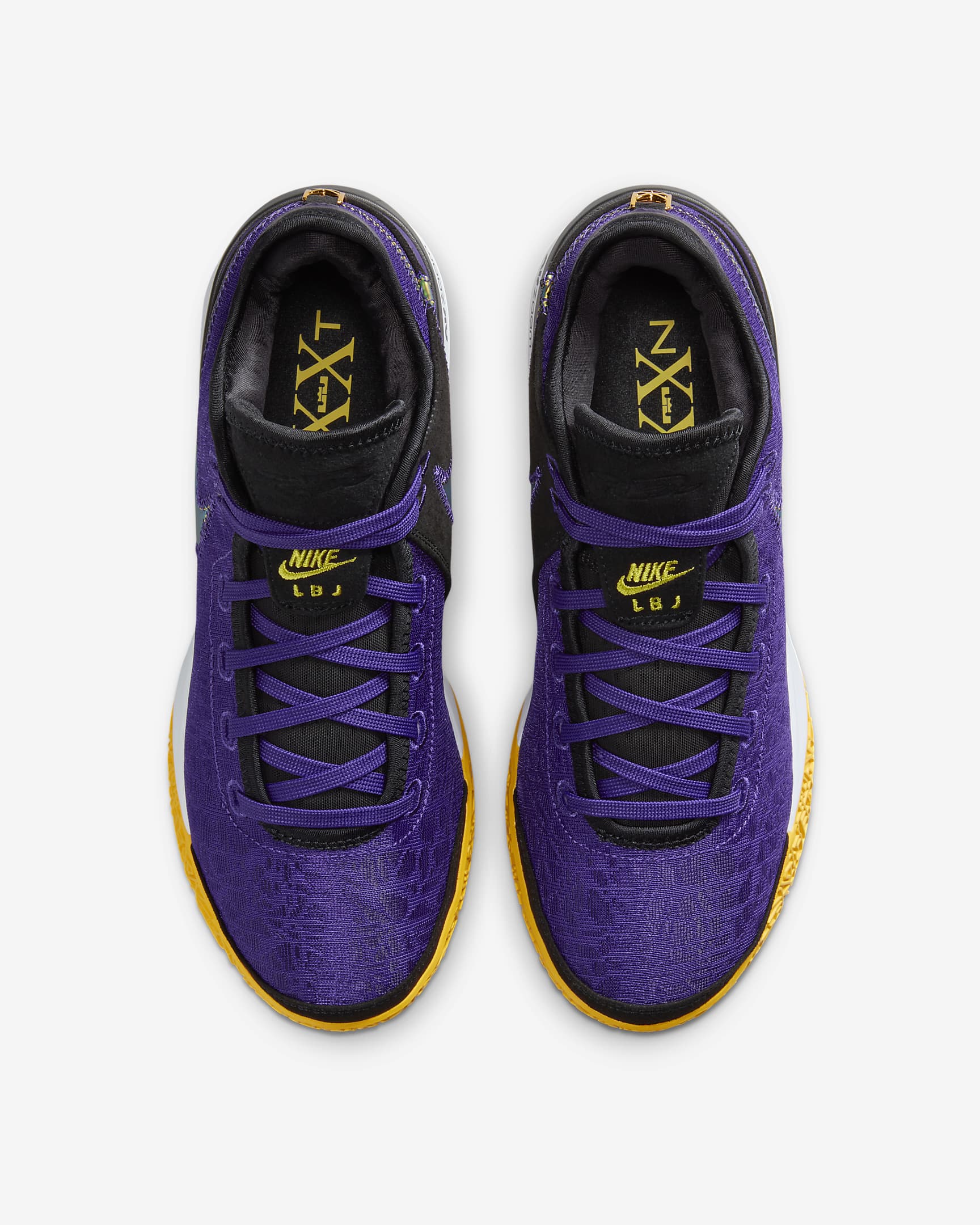 LeBron NXXT Gen Basketball Shoes - Court Purple/Light Thistle Heather/University Gold/Black