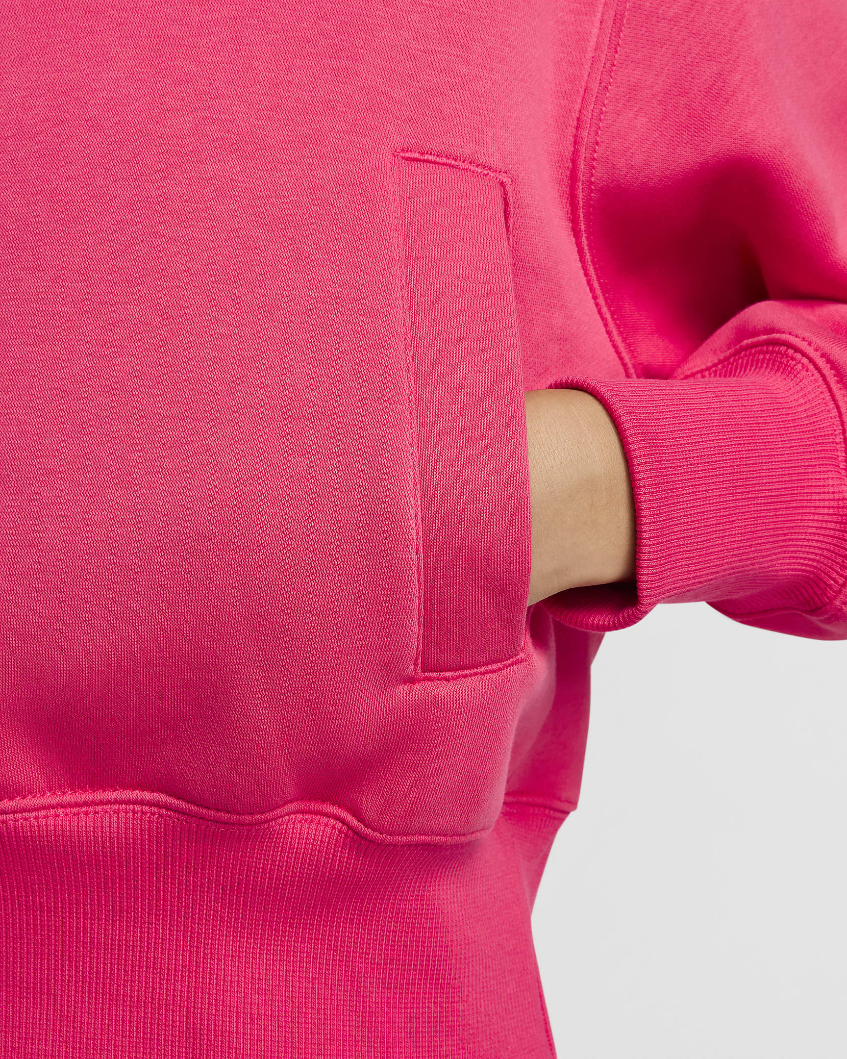 Nike Sportswear Phoenix Fleece 女款寬版田徑外套 - Aster Pink/Sail