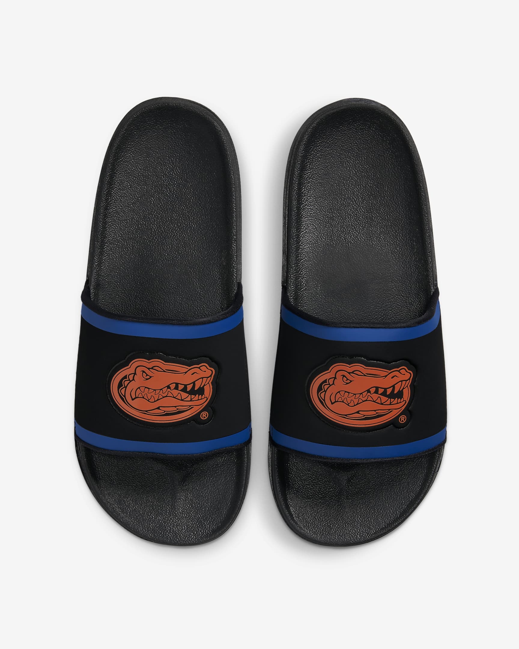 Chancla Nike Offcourt (Florida) - Negro/Royal juego/Naranja universitario