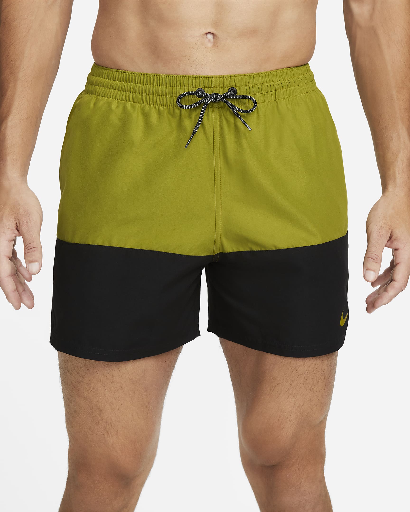 Nike Split-badebukser (13 cm) til mænd - Moss/sort/Moss