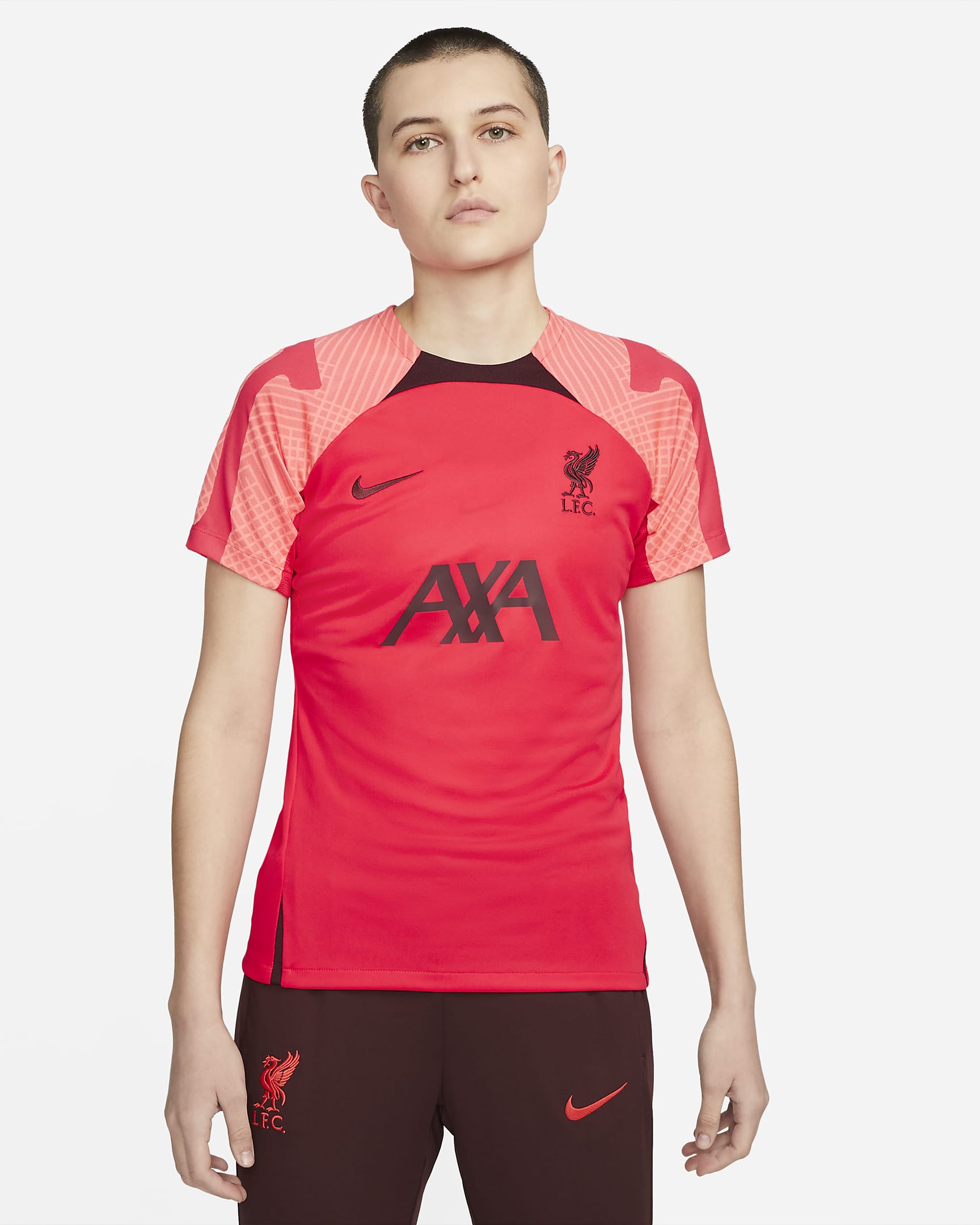 Liverpool F.C. Strike Women's Nike Dri-FIT Short-Sleeve Football Top ...