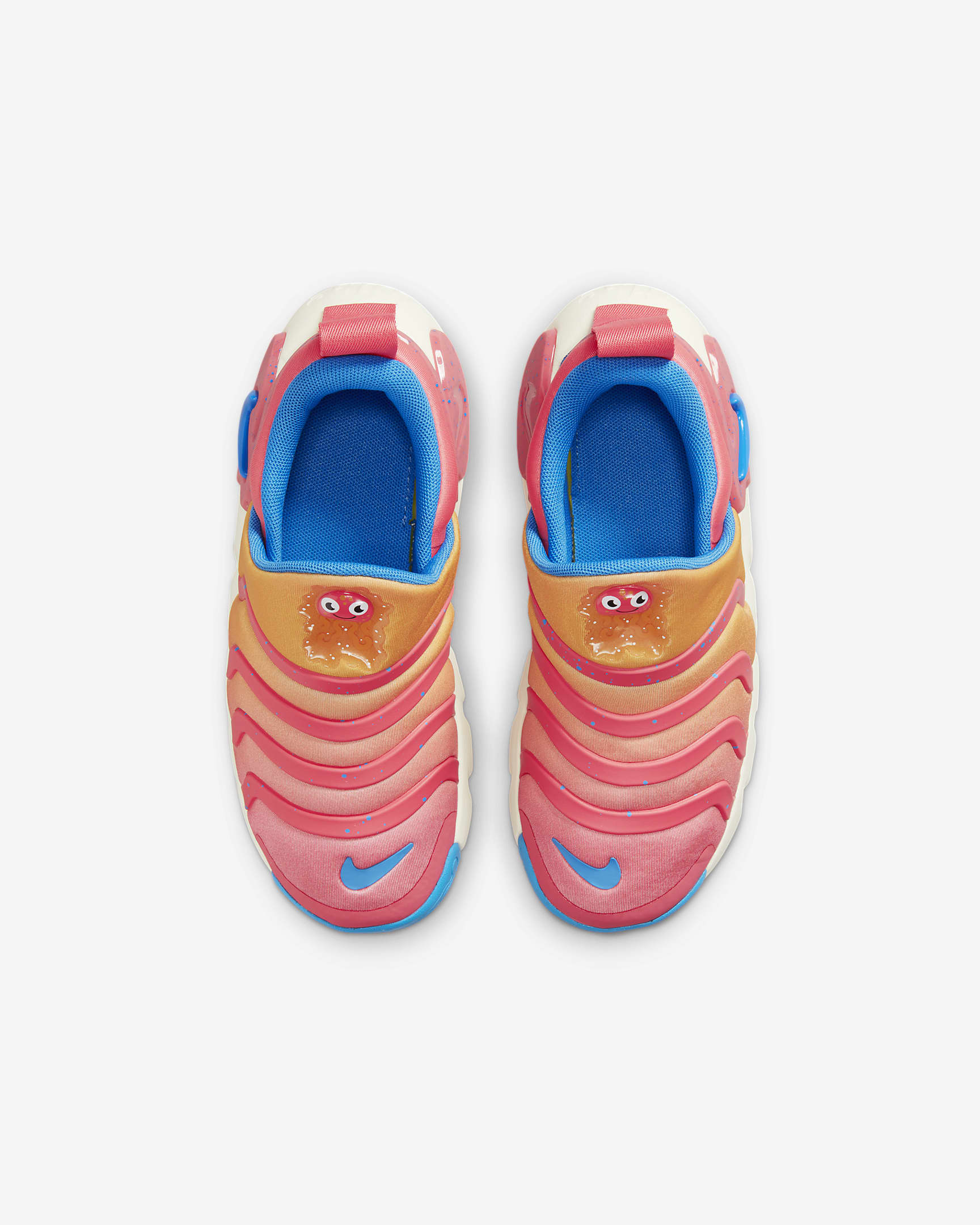 Nike Dynamo GO SE Little Kids' Easy On/Off Shoes - Sea Coral/Light Photo Blue/Summit White/Vivid Orange