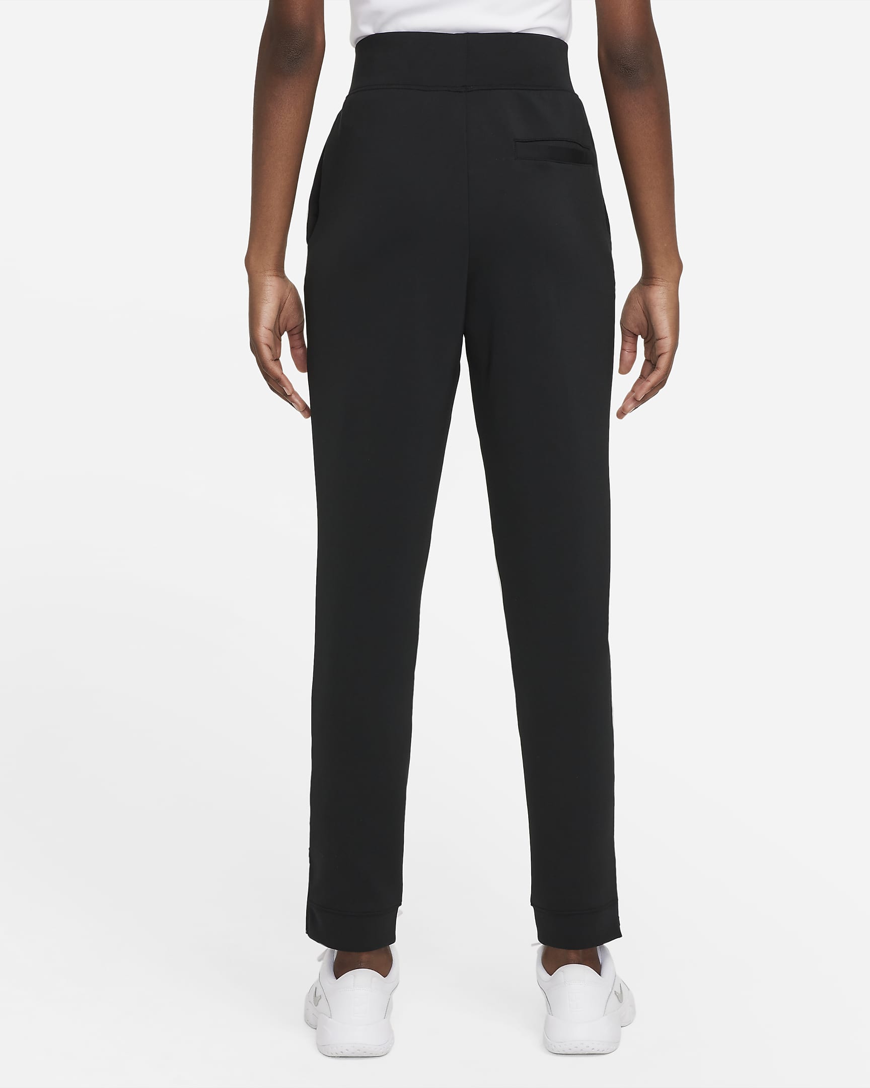 NikeCourt Dri-FIT Pantalón de tenis de tejido Knit - Mujer - Negro