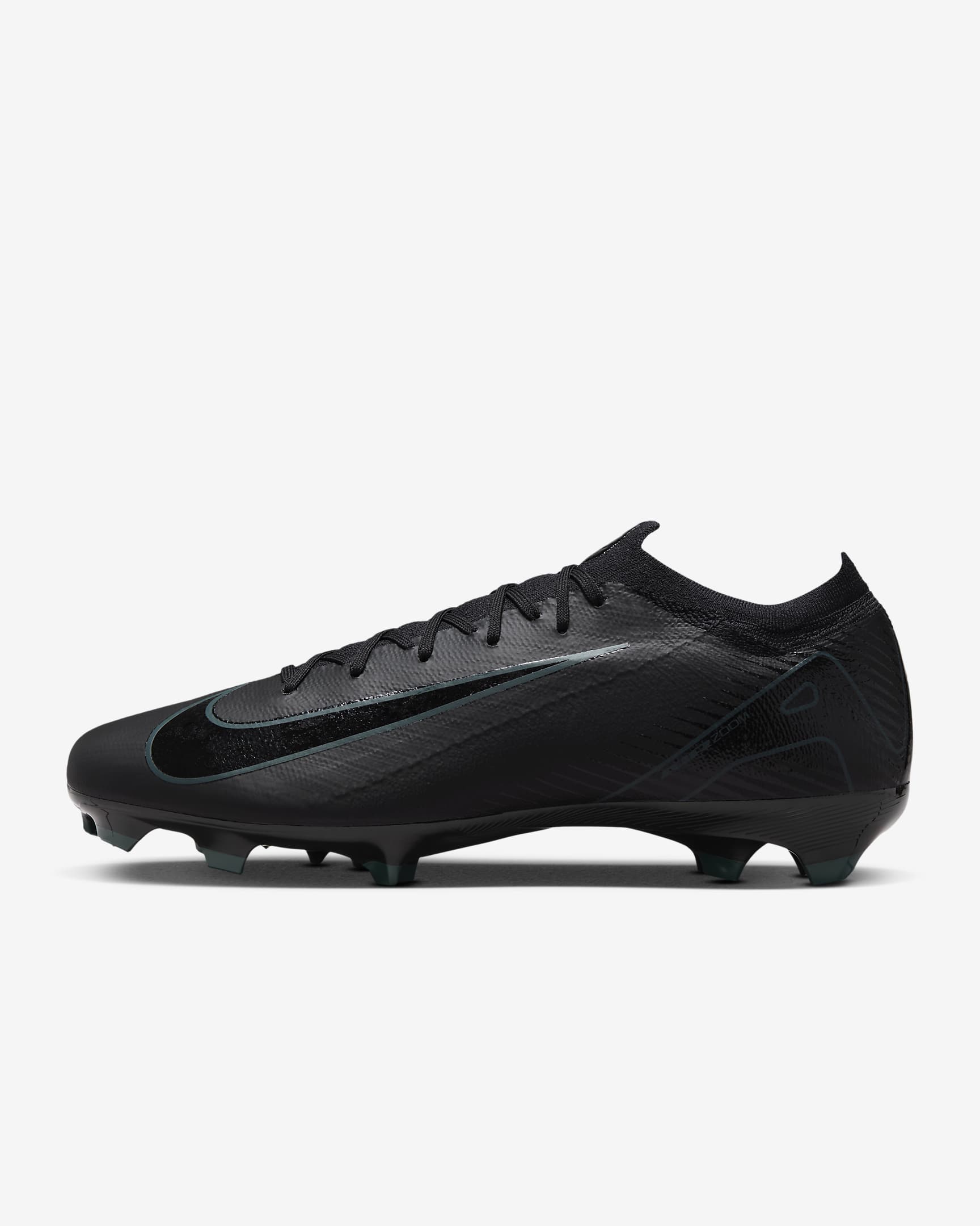 Nike Mercurial Vapor 16 Pro FG Low-Top Soccer Cleats - Black/Deep Jungle/Black