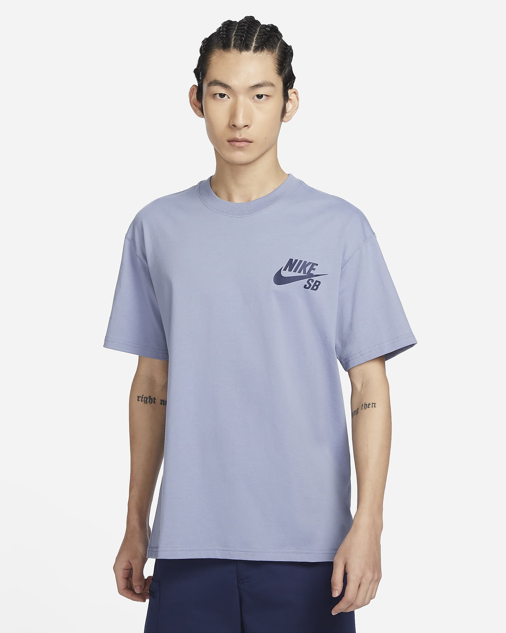 Nike SB Logo Skate T-Shirt - Ashen Slate