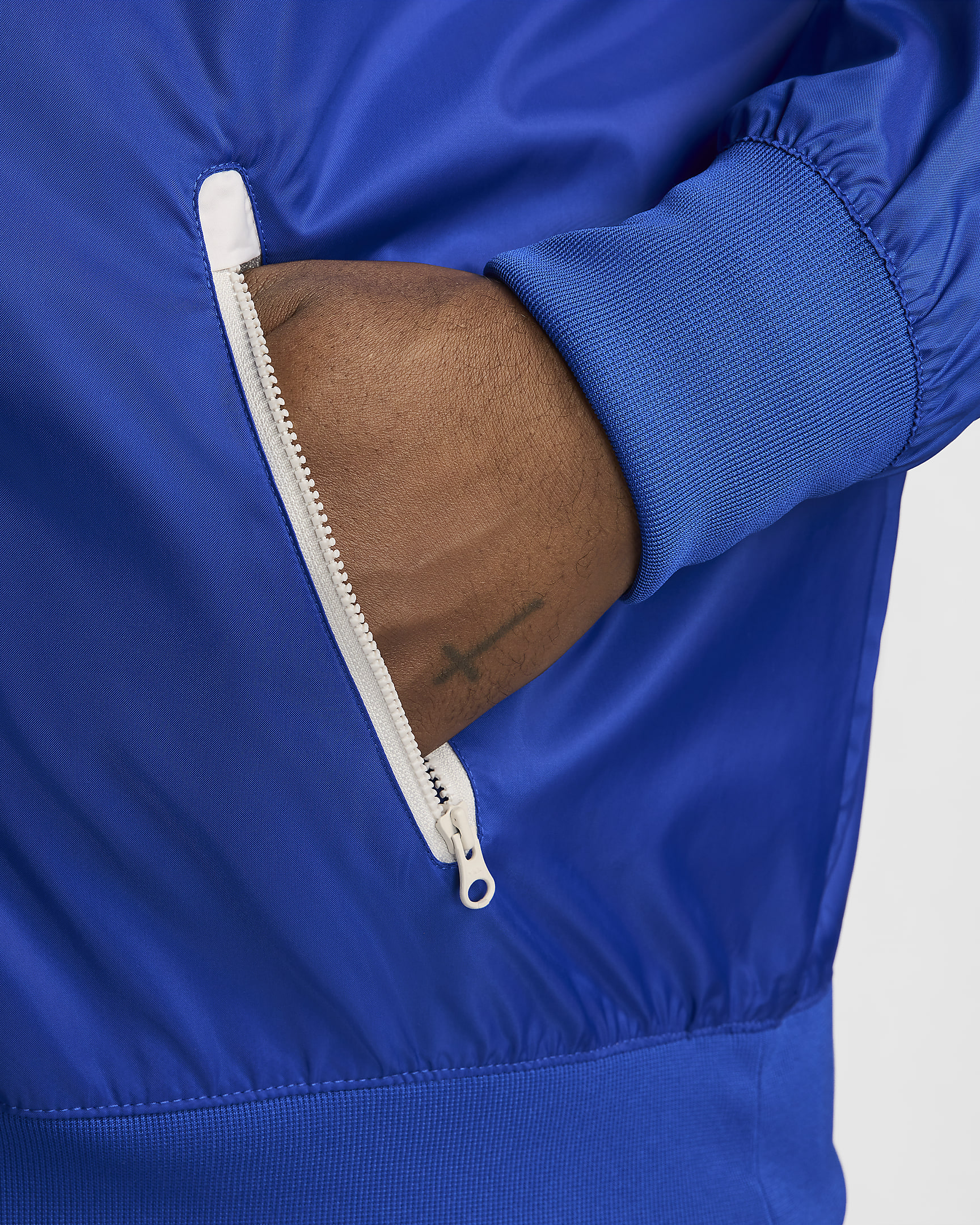 Nike Sportswear Windrunner Men's Hooded Jacket - Game Royal/Light Orewood Brown/Game Royal