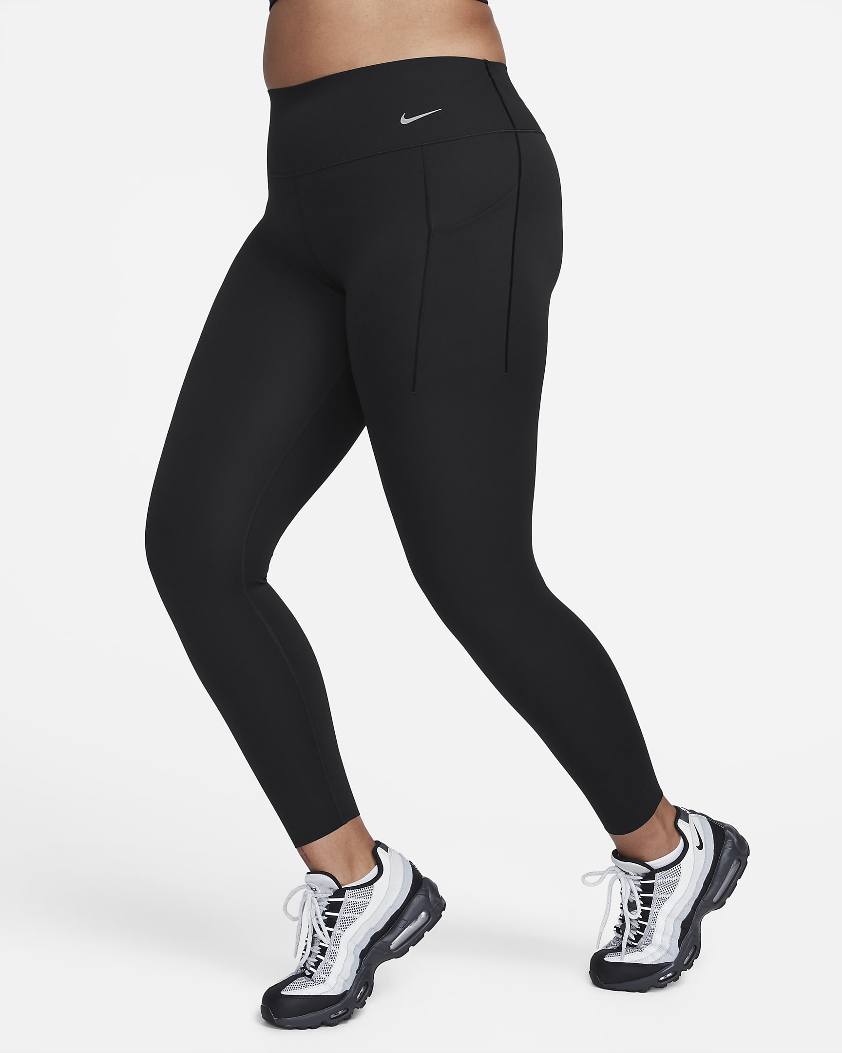 Nike Universa Women's Medium-Support Mid-Rise Full-Length Leggings with ...