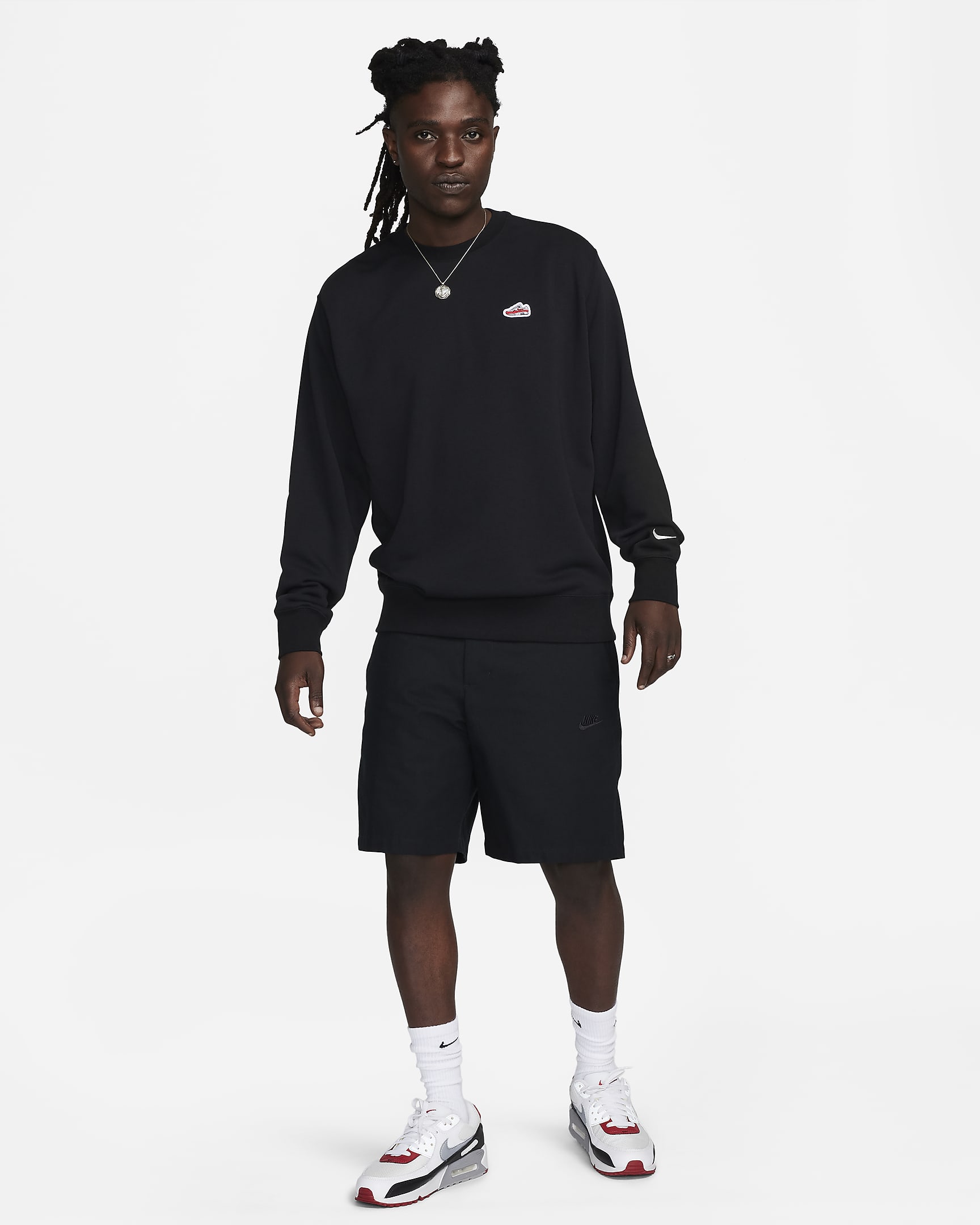 Nike Sportswear Men's French Terry Crew-Neck Sweatshirt. Nike UK