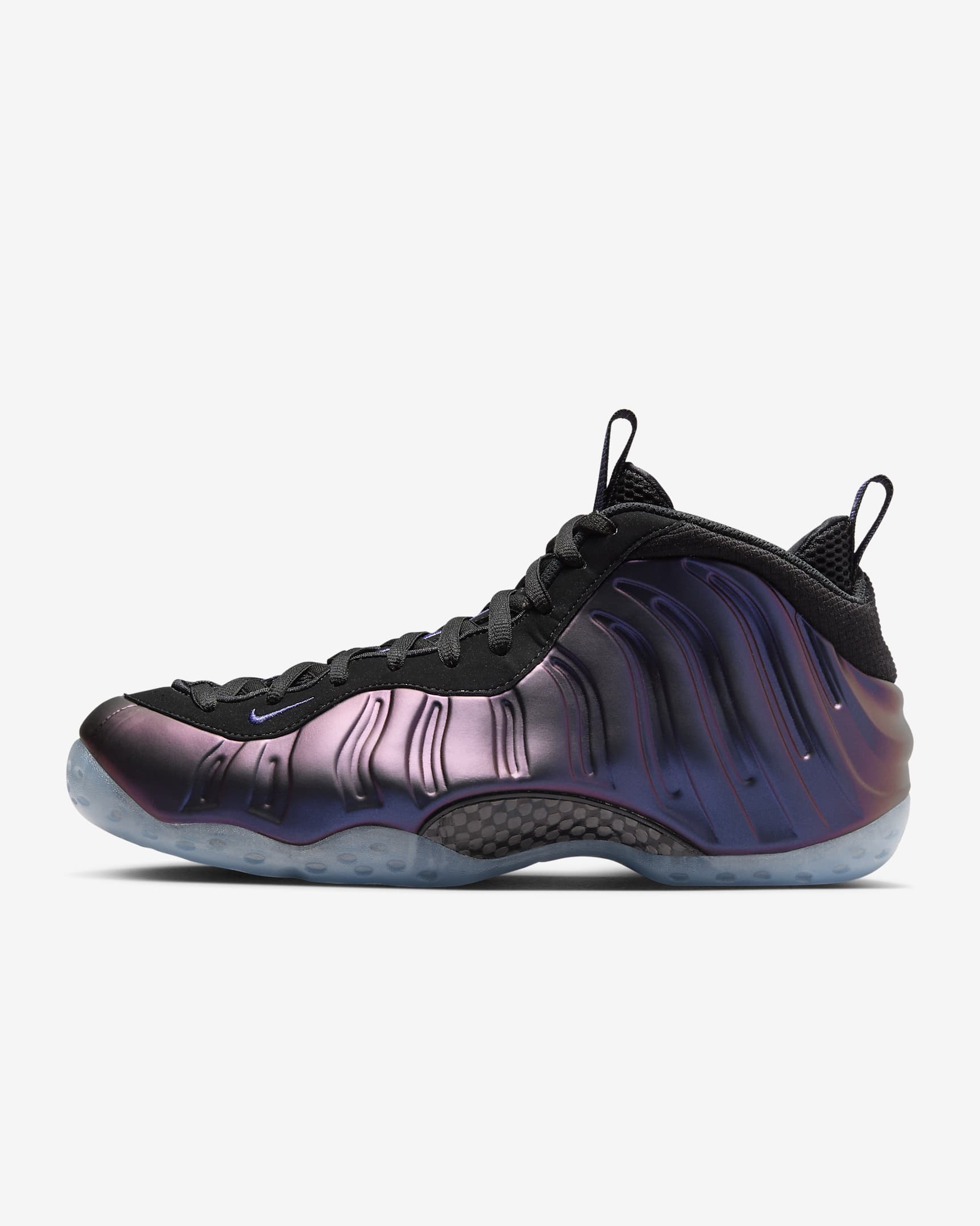 Nike Air Foamposite One Men's Shoes - Black/Black/Varsity Purple